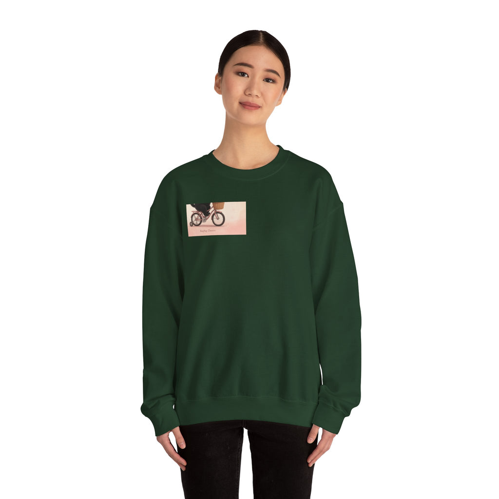"Life Behind Bars" Black Cat Crewneck | College Girl Gift | Fashion | KayKay Classics