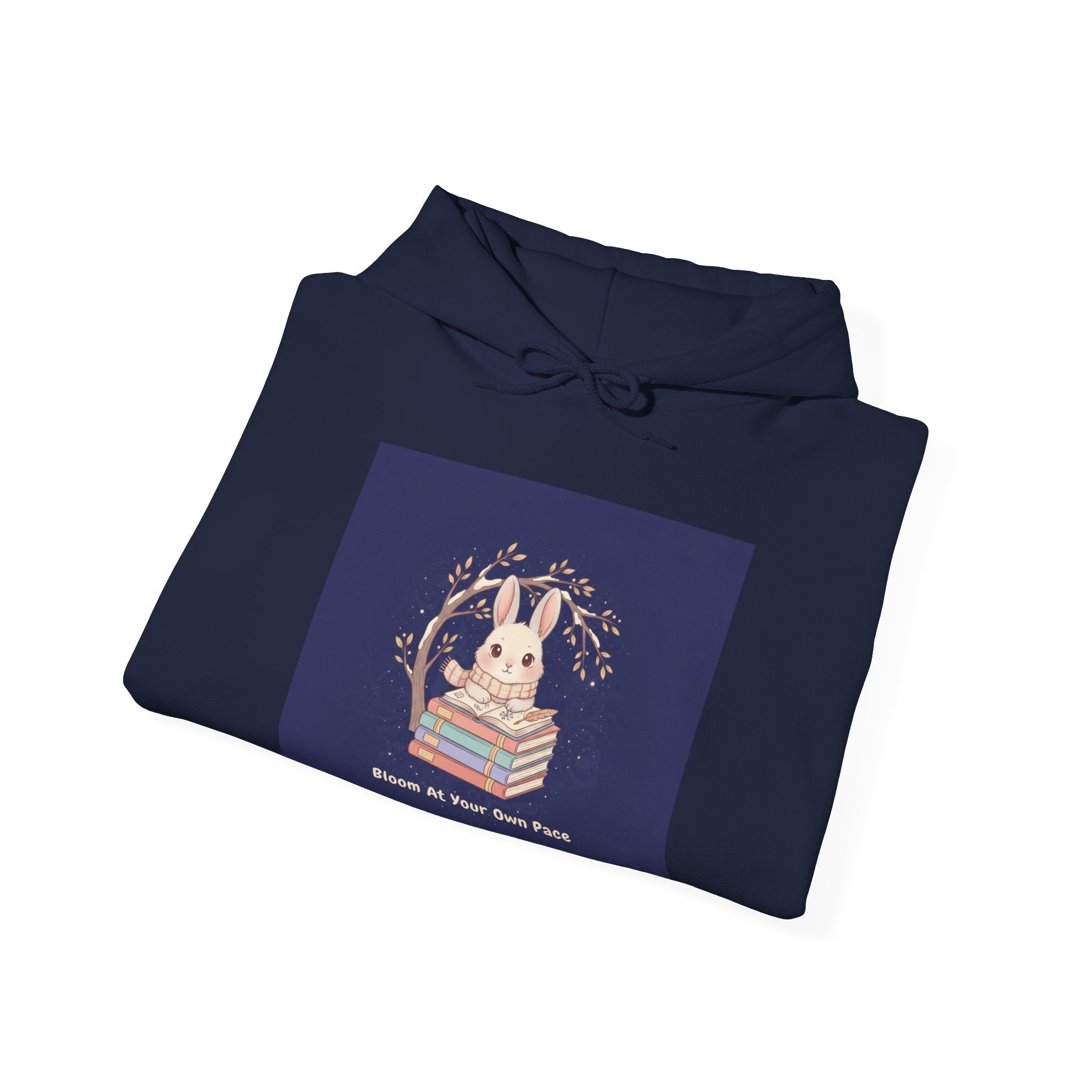 Rabbit Hoodie – Bloom at Your Own Pace
