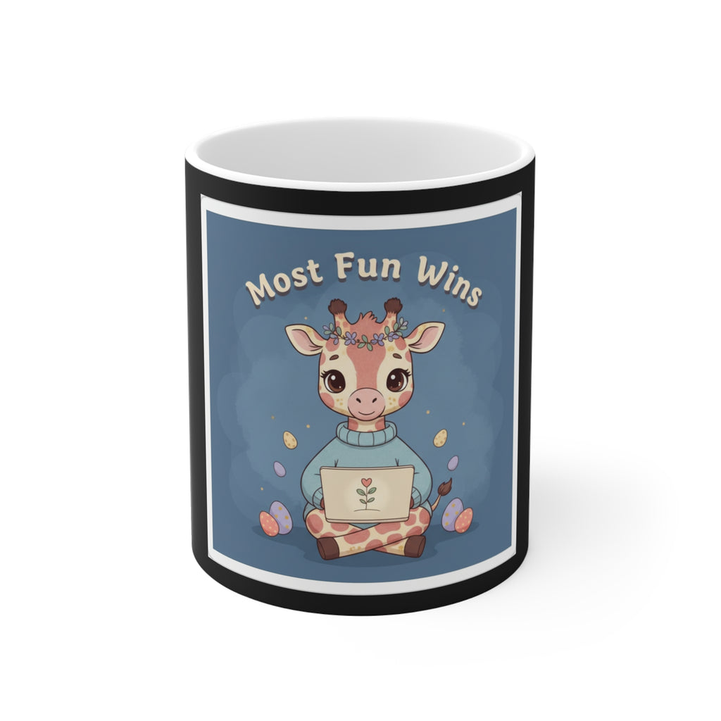 Giraffe Mug 11oz – Most Fun Wins
