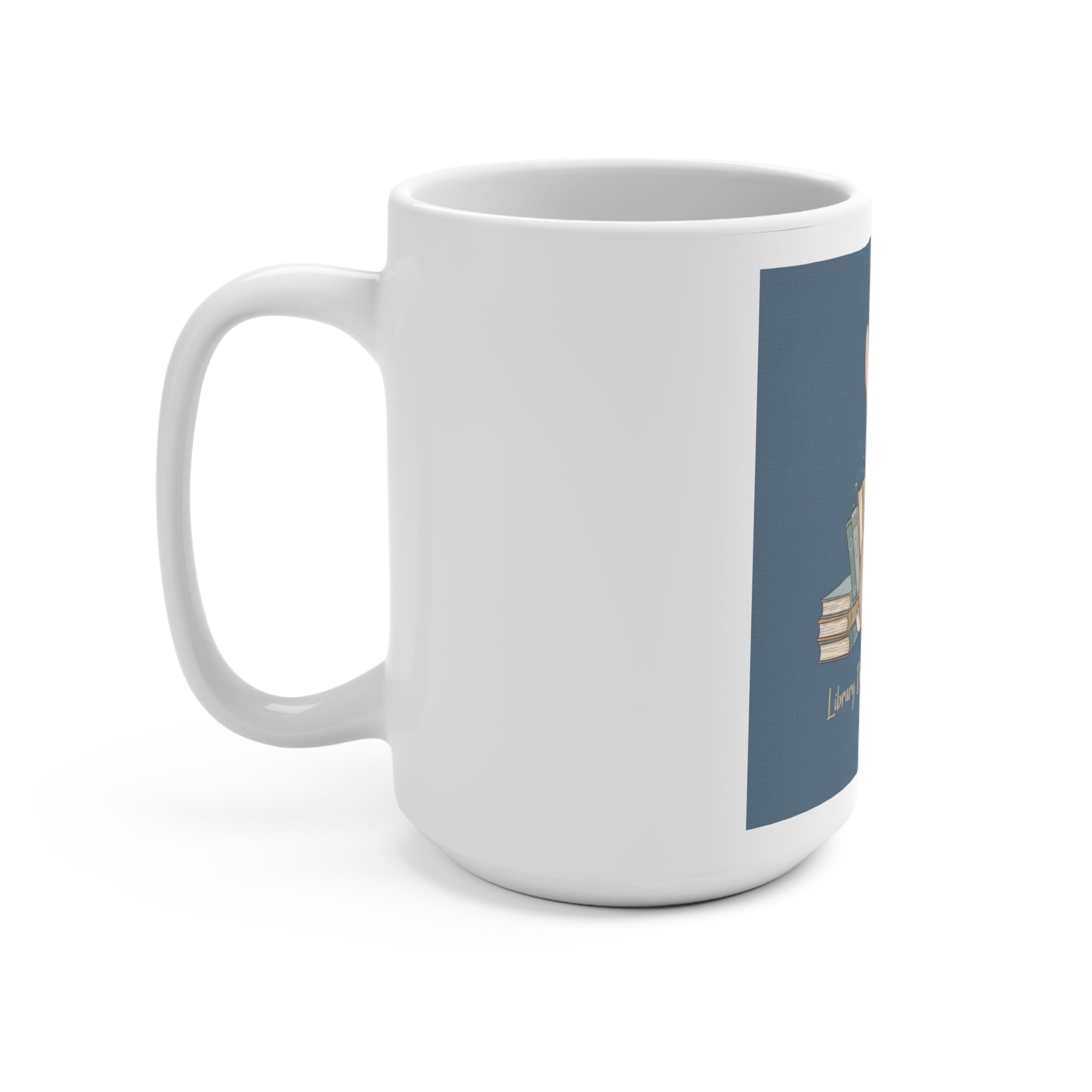 Library Days Are The Best Days Rabbit Mug 15oz