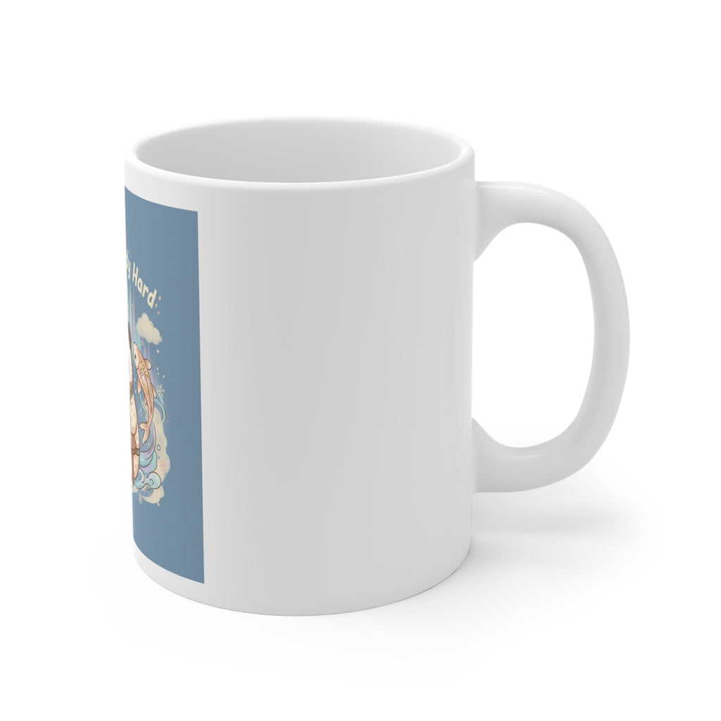 Dream Big, Study Hard Panda Mug 11oz
