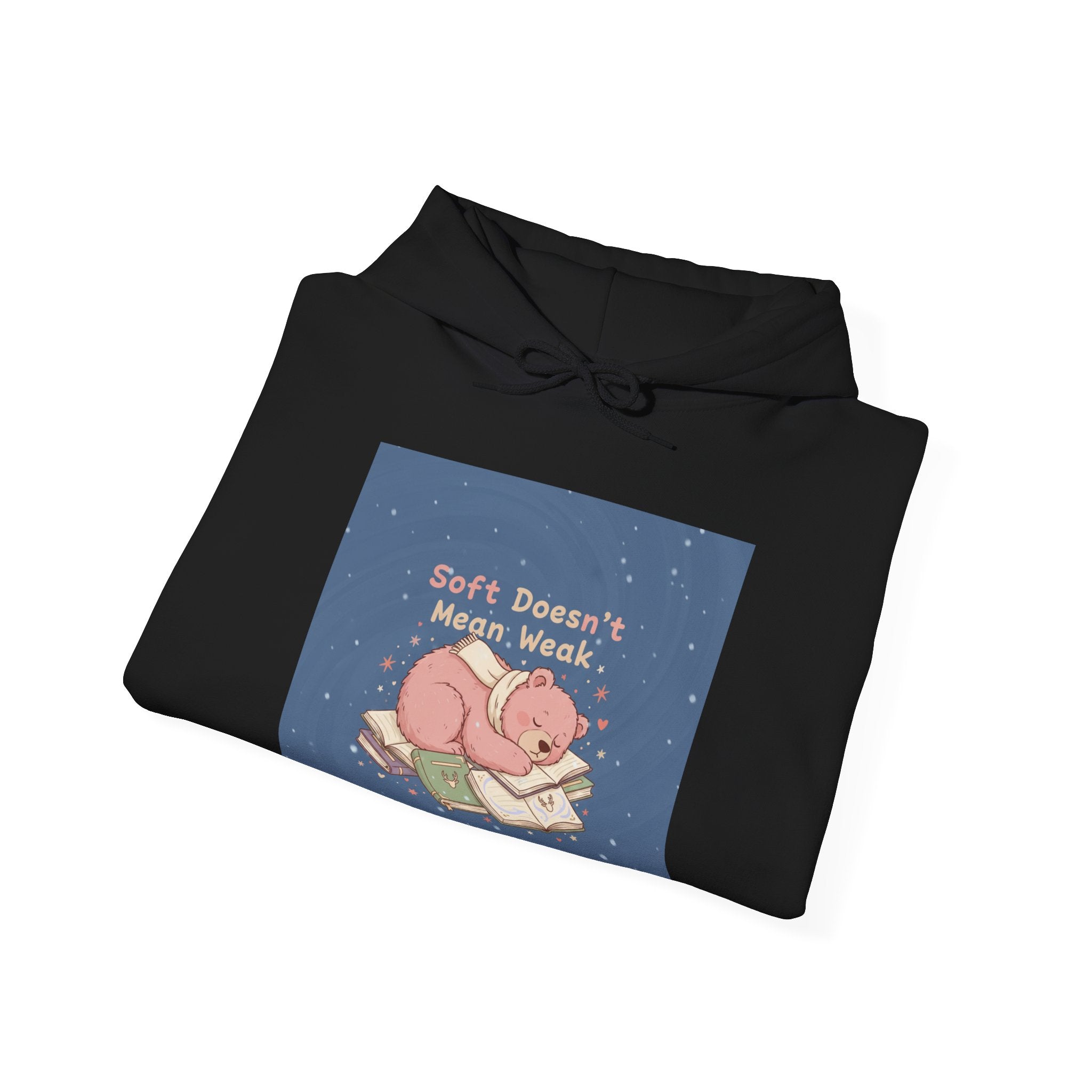 Bear Hoodie – Soft Doesnt Mean Weak