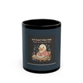 Duck In A Cardigan Black Mug 11oz – Soft Doesnt Mean Weak Bloom at Your Own