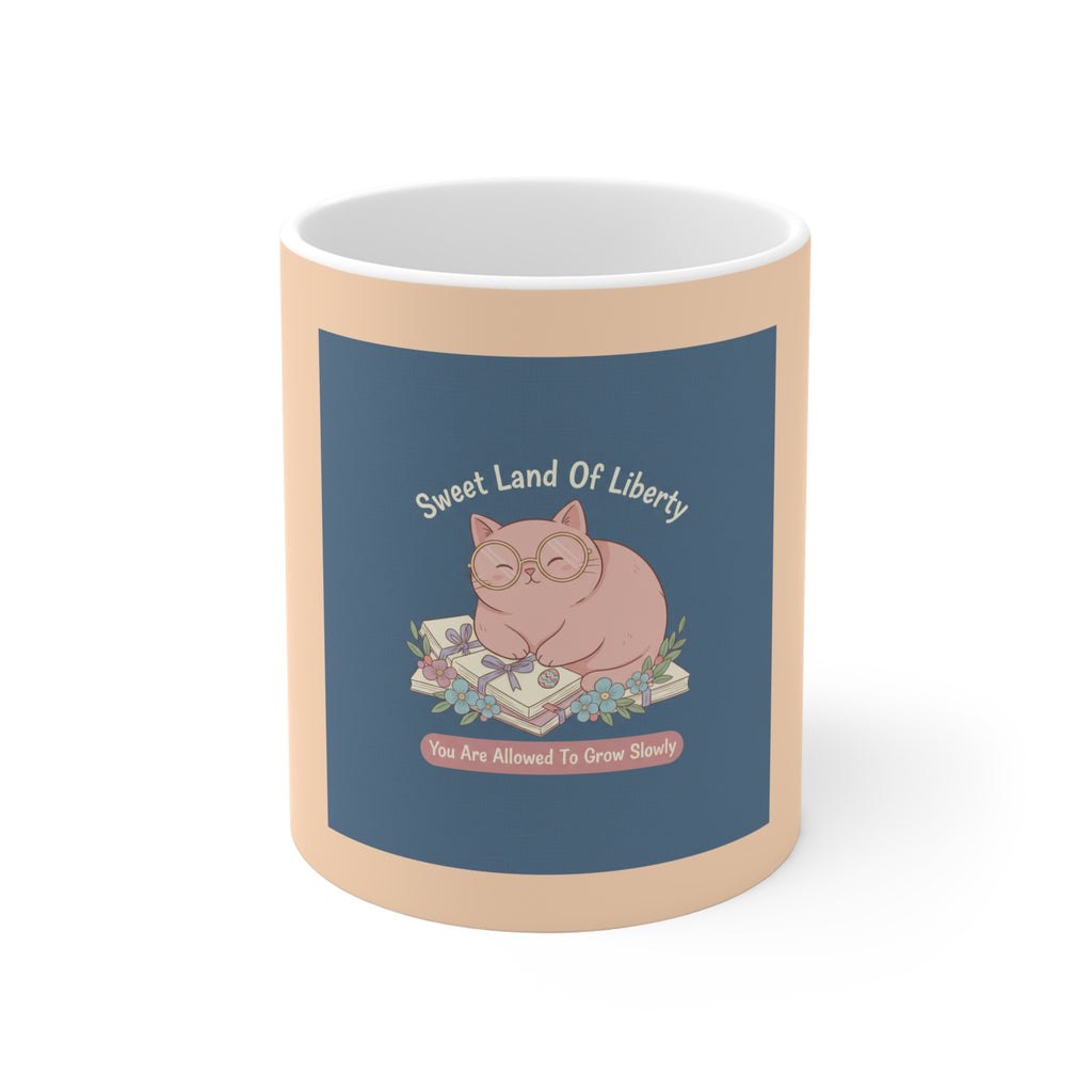 Cat Mug 11oz – Sweet Land of Liberty