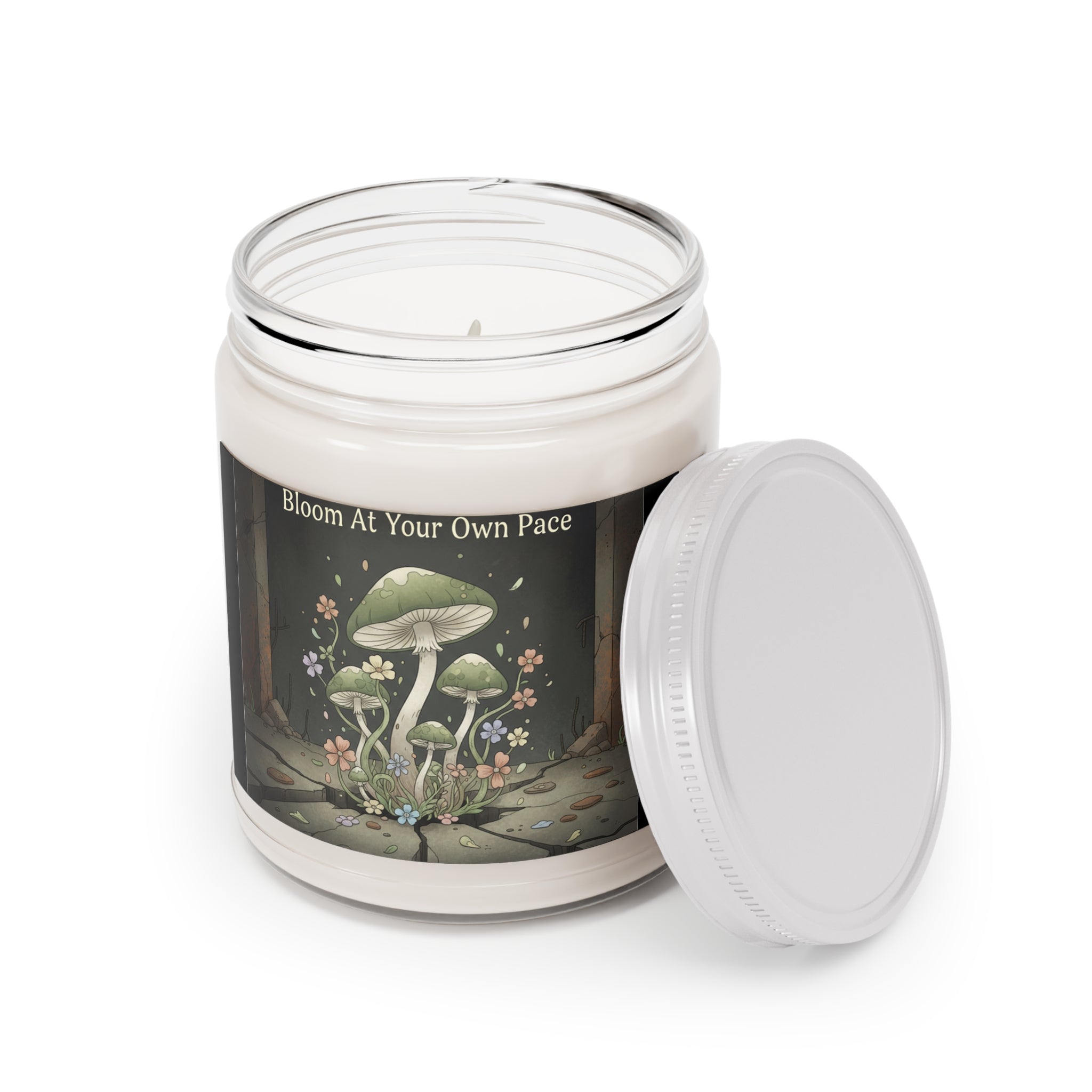 Black Cat Scented Candle – Bloom at Your Own Pace