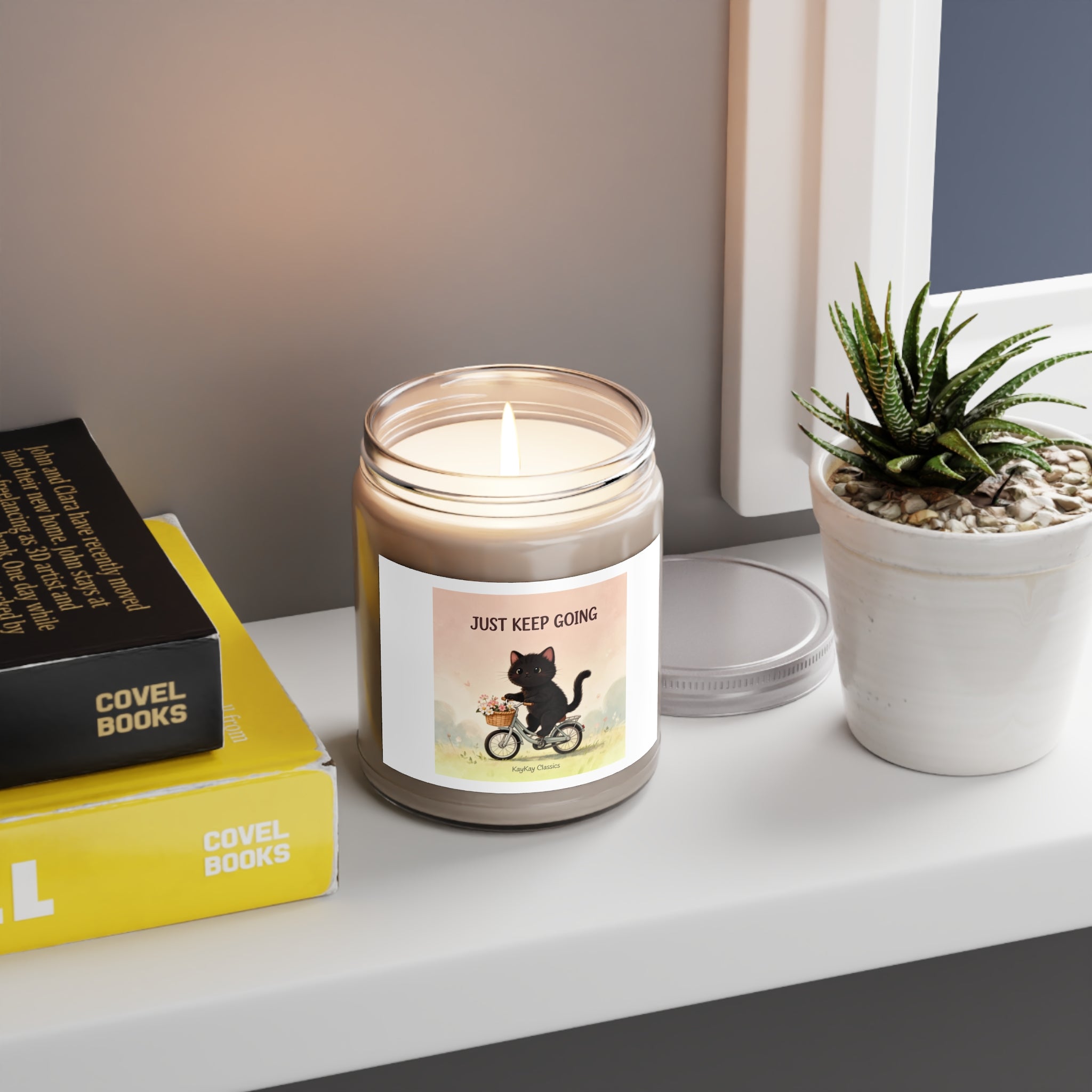 JUST KEEP GOING Cat Scented Candle