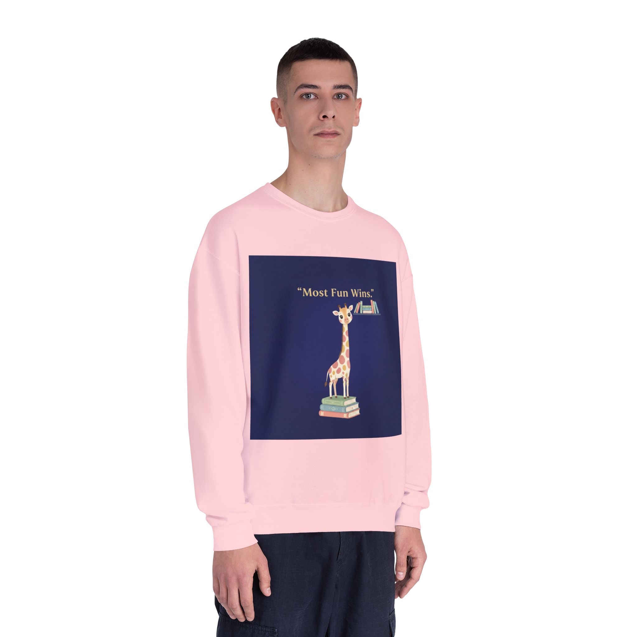 Giraffe Crewneck Sweatshirt – Most Fun Wins