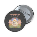 Duck In A Cardigan Pin Button – Educated and Cute Gentle Strength