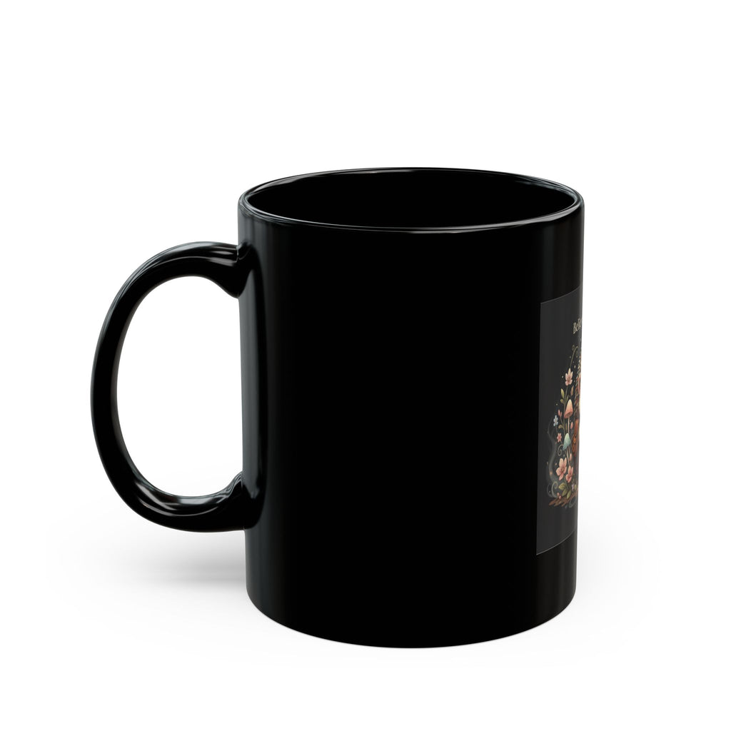Hedgehog Black Mug 11oz – Believe in Your Magic