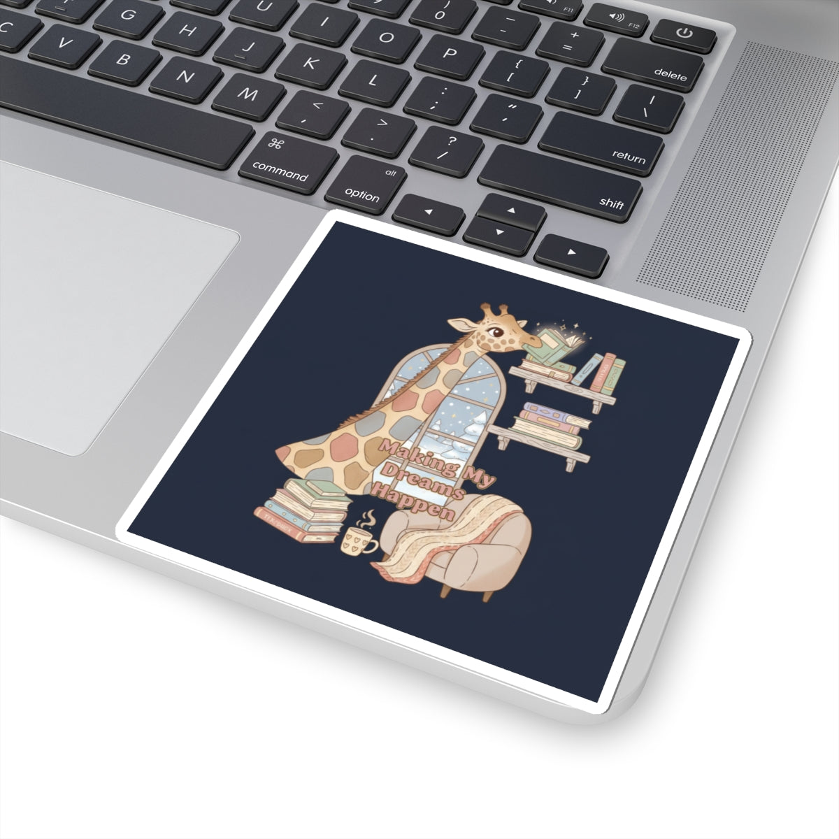 Giraffe Kiss-Cut Sticker – Making My Dreams Happen