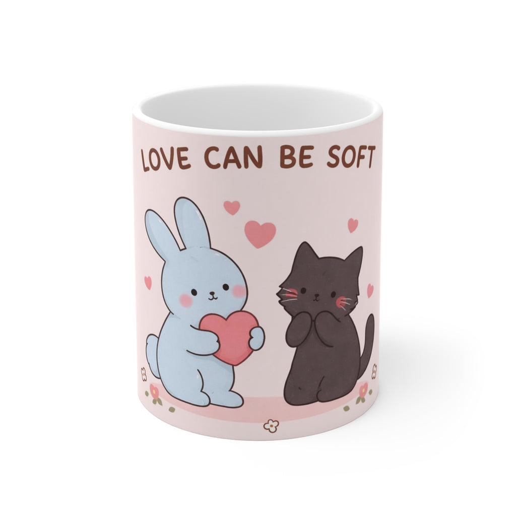 Rabbit, cat Mug 11oz