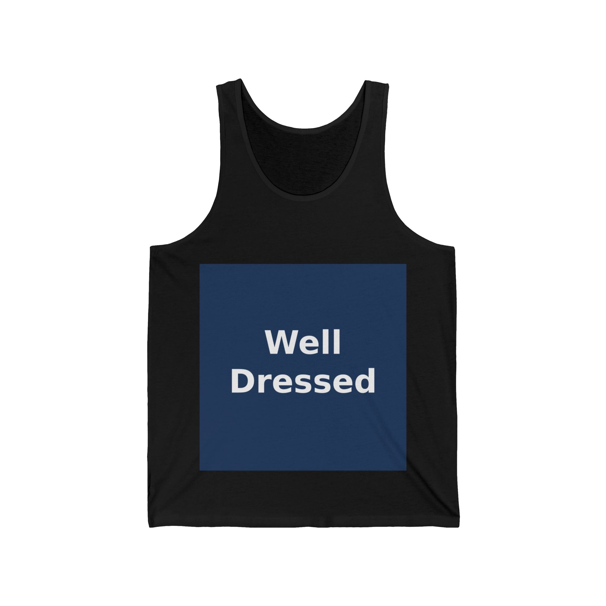 "Well Dressed" Black Cat Tank Top | College Girl Gift | Fashion | KayKay Classics