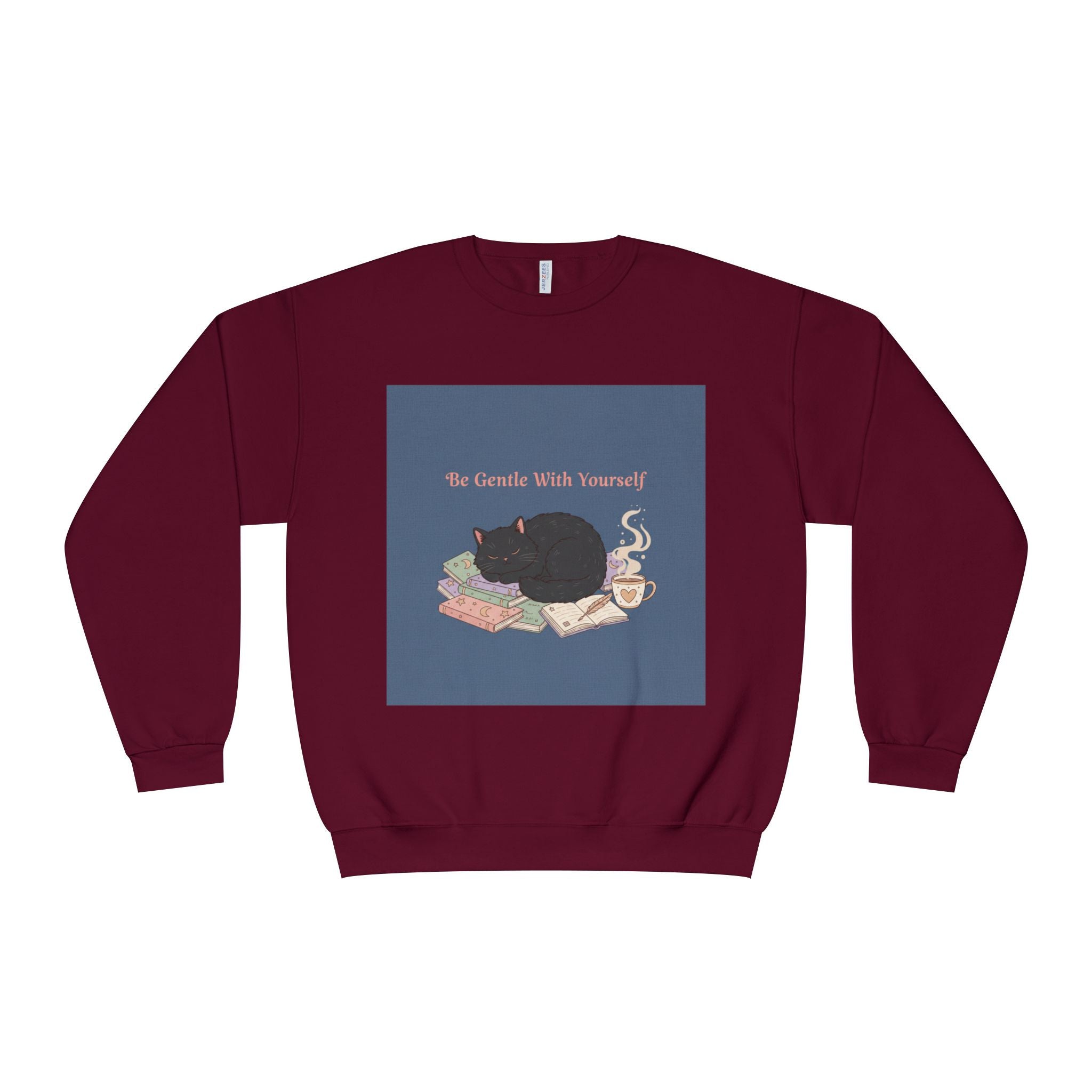 Black Cat Crewneck Sweatshirt – Be Gentle With Yourself