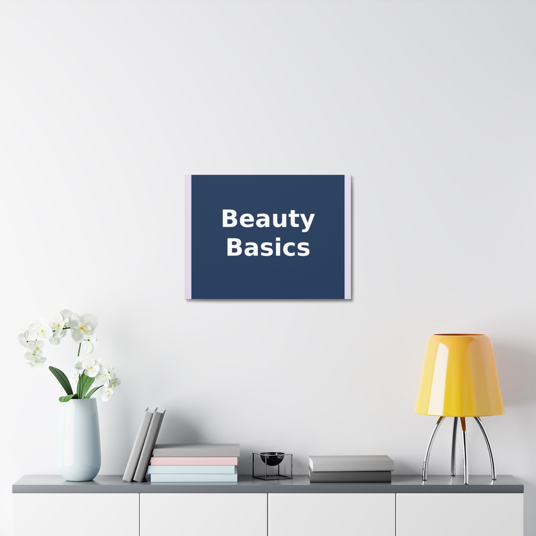 "Beauty Basics" Black Cat Canvas | College Girl Gift | Fashion | KayKay Classics
