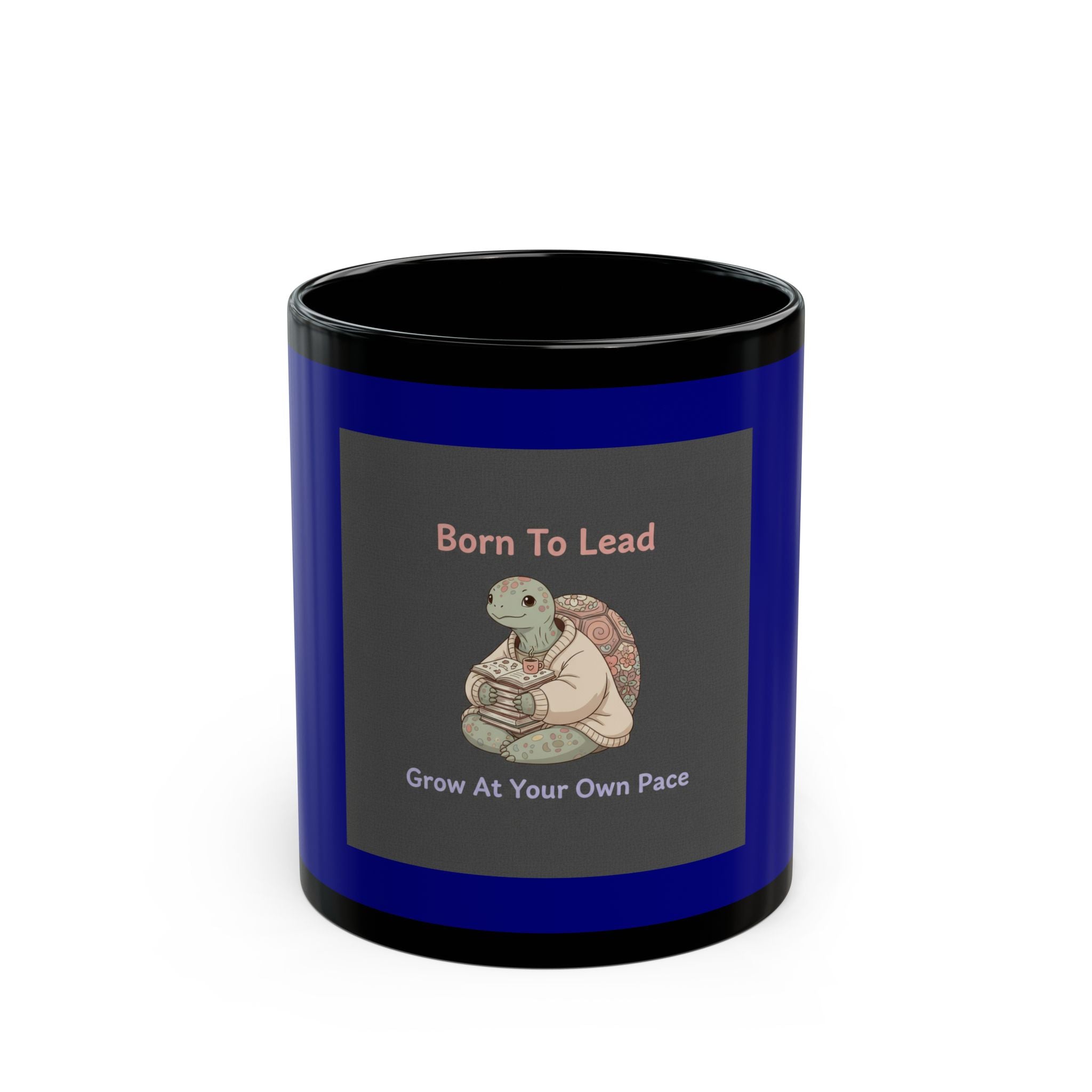 Turtle Black Mug 11oz – Born to Lead