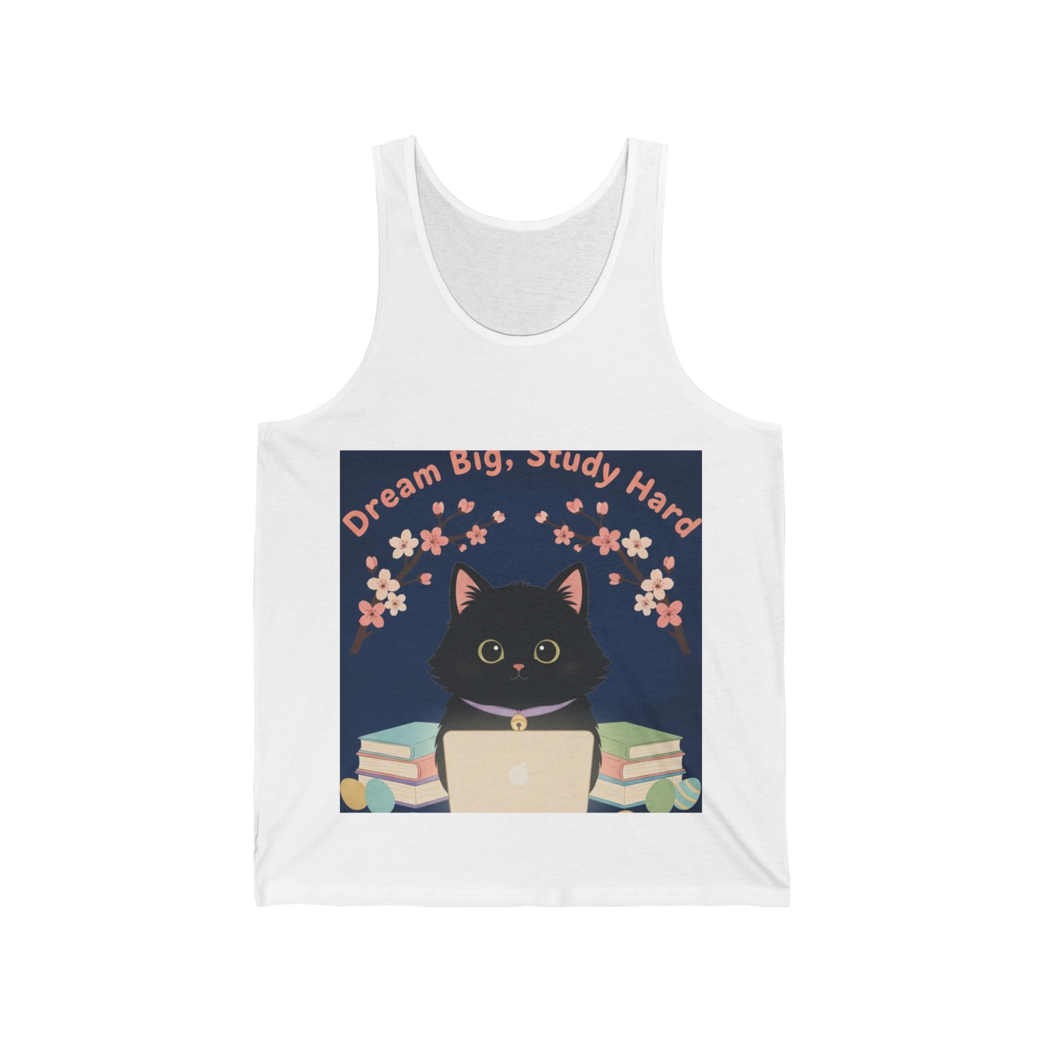 Black Cat Tank Top – Dream Big Study Hard