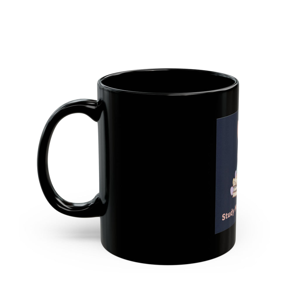 Bear Black Mug 11oz – Study Now Slay Later