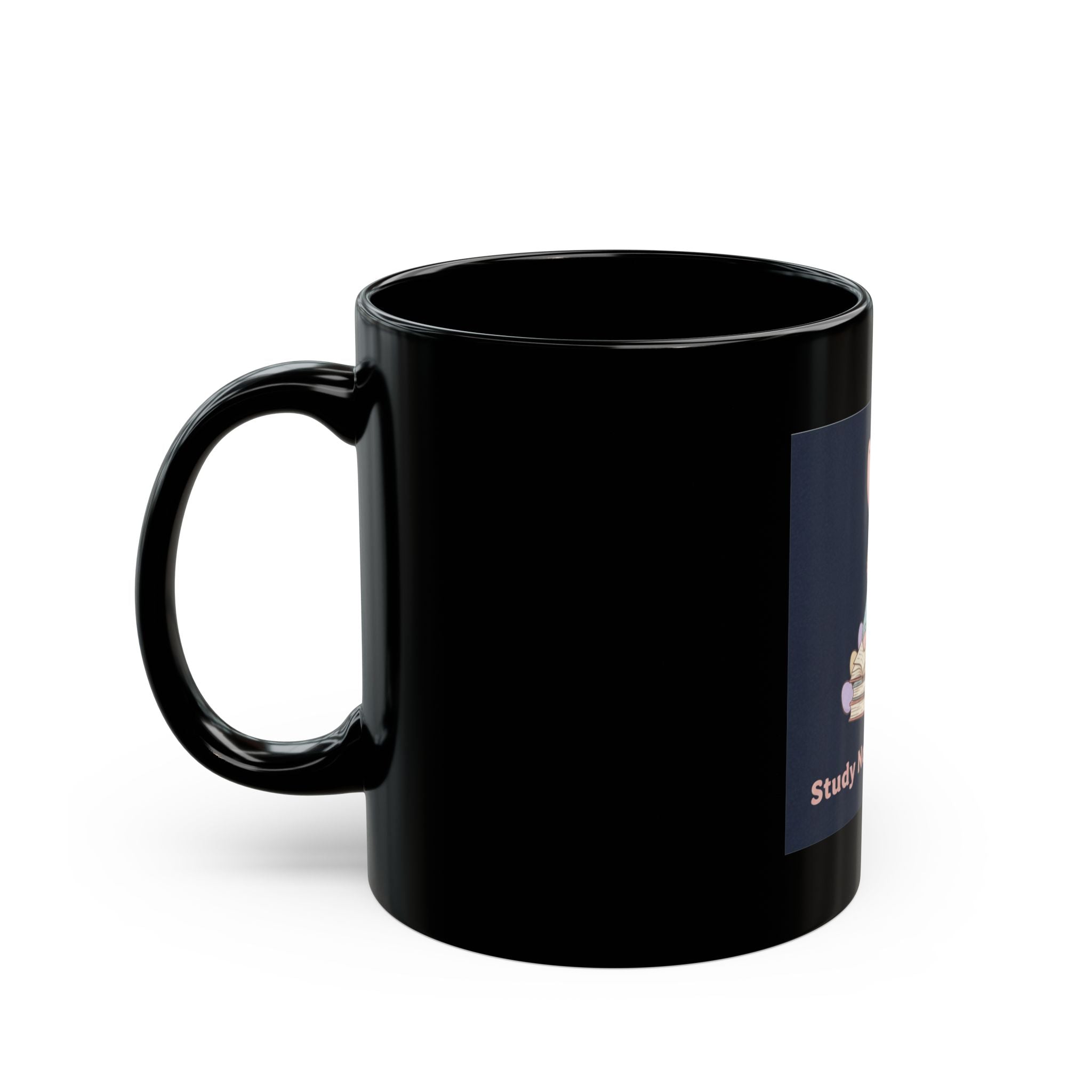Bear Black Mug 11oz – Study Now Slay Later