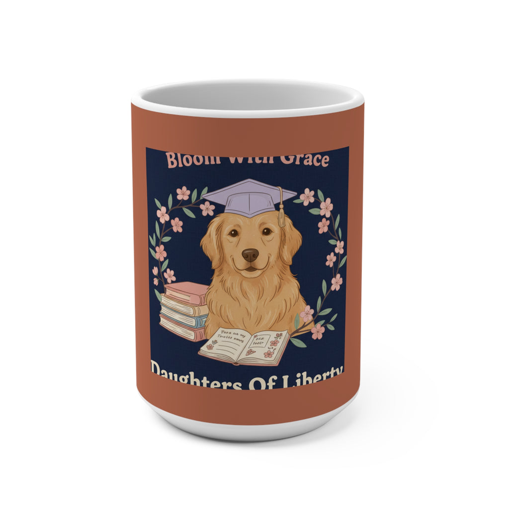 Golden Retriever Mug 15oz – Bloom With Grace