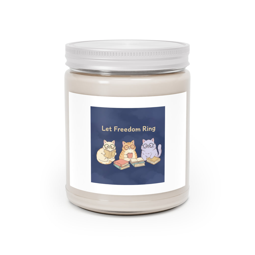Cats With Glasses Scented Candle – Let Freedom Ring