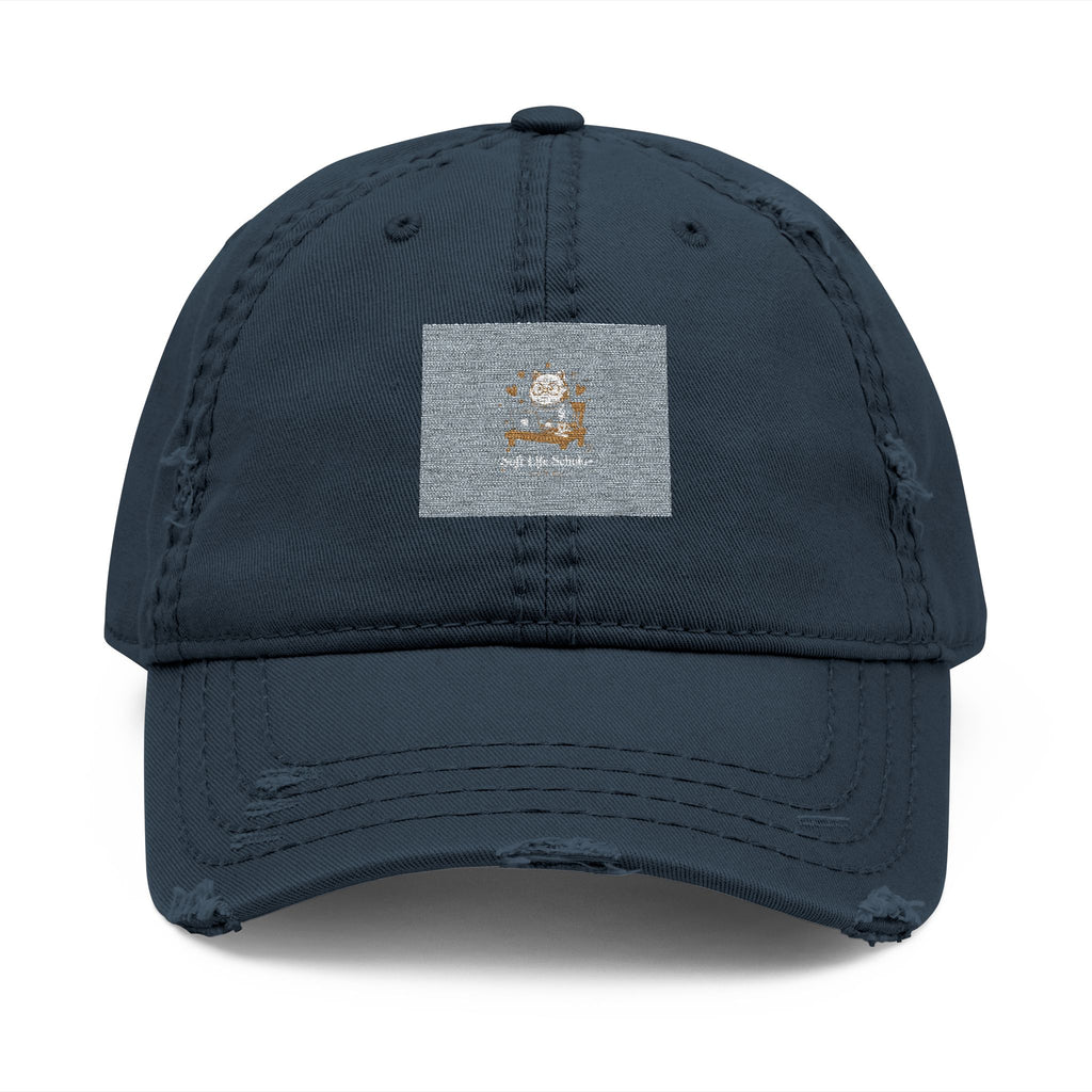 Soft Life Scholar Cat Dad Hat