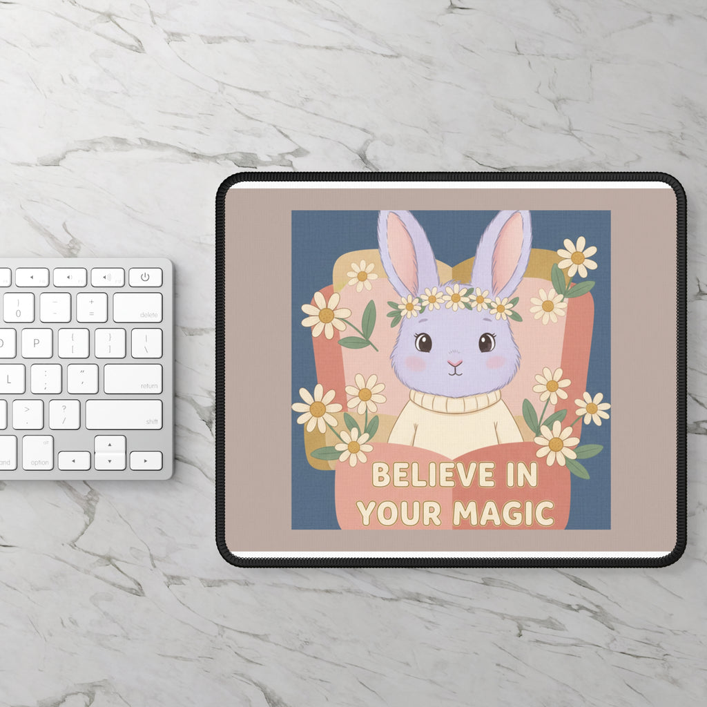 Bunny Mouse Pad – Believe in Your Magic
