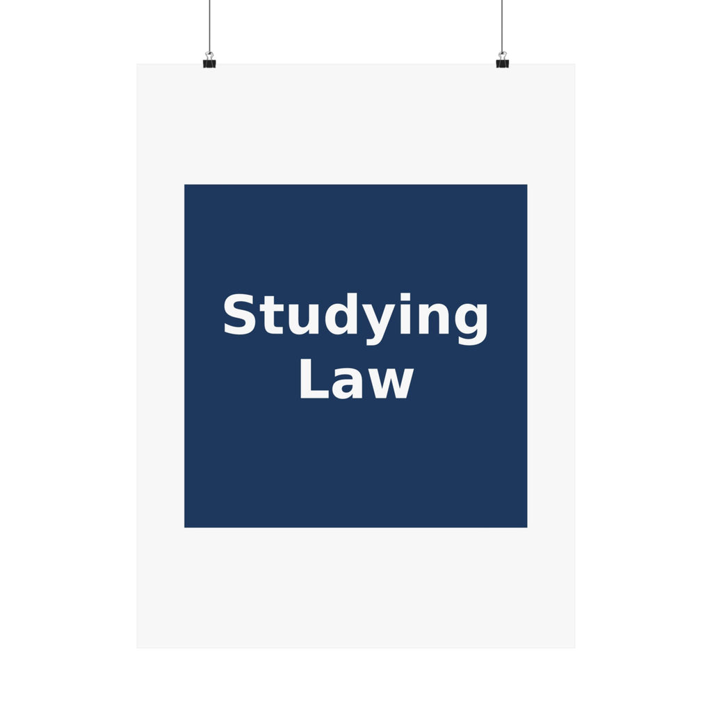 Studying Law - KayKay Poster