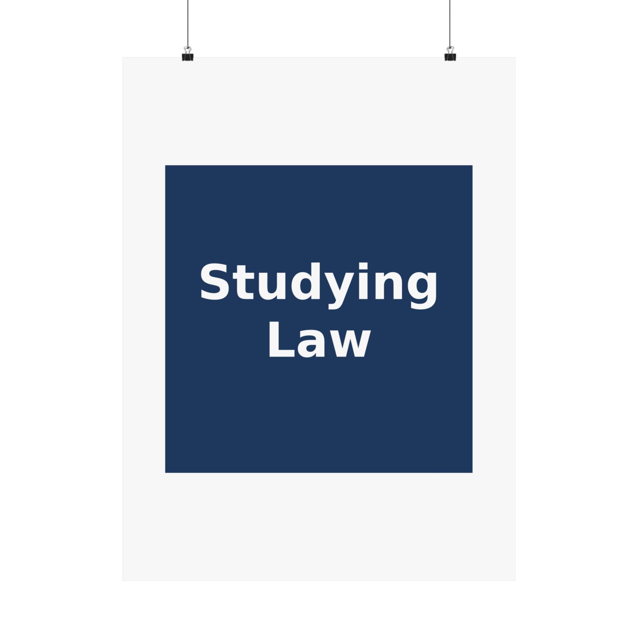 Studying Law - KayKay Poster