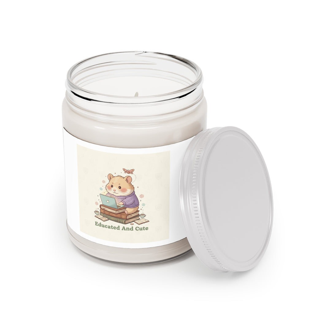 Educated And Cute Hamster Scented Candle