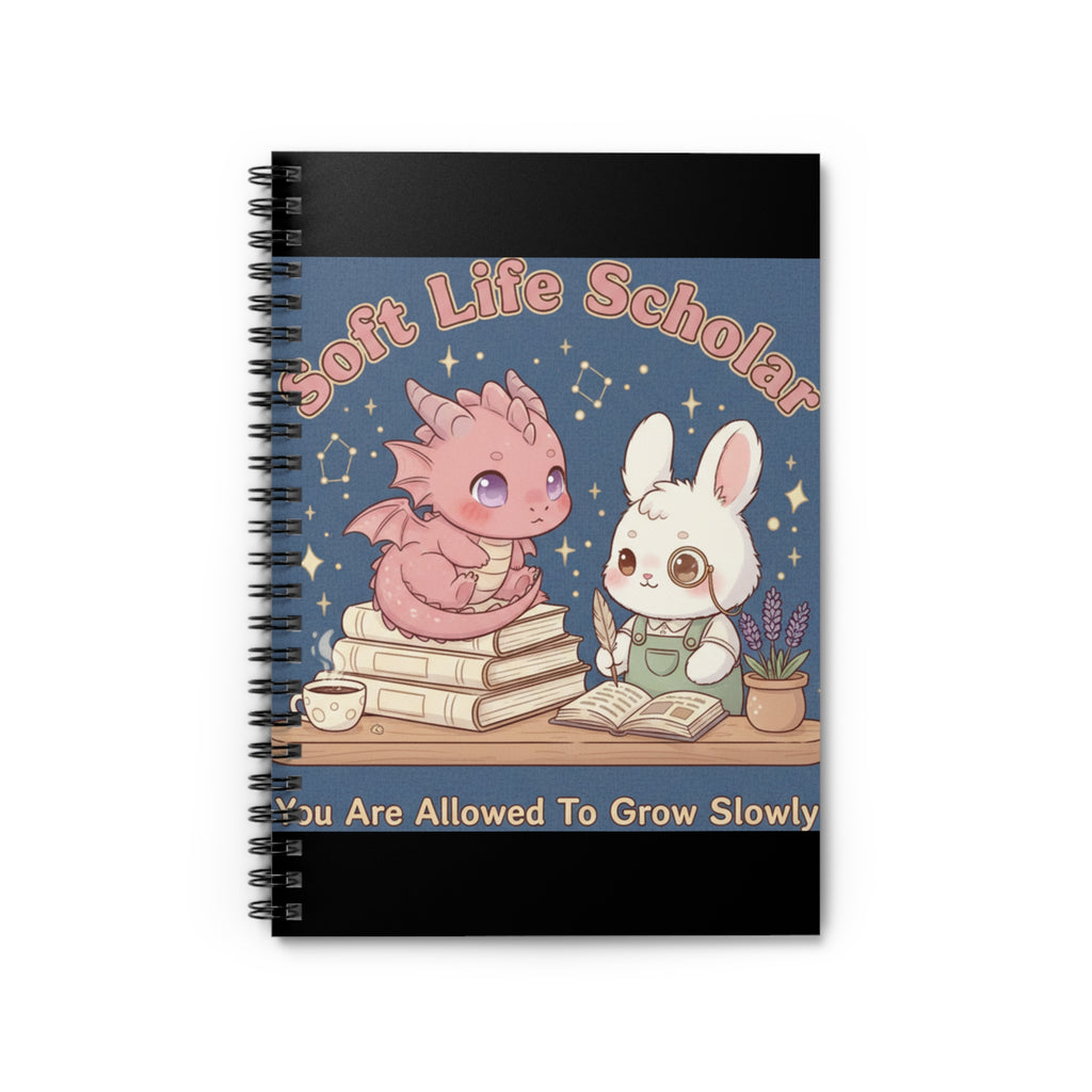 Dragon Spiral Notebook – Soft Life Scholar You Are Allowed to Gro