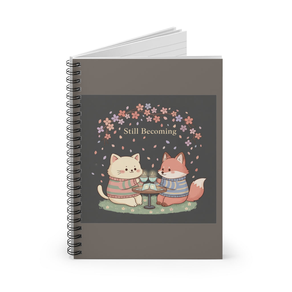 Cat Spiral Notebook – Still Becoming