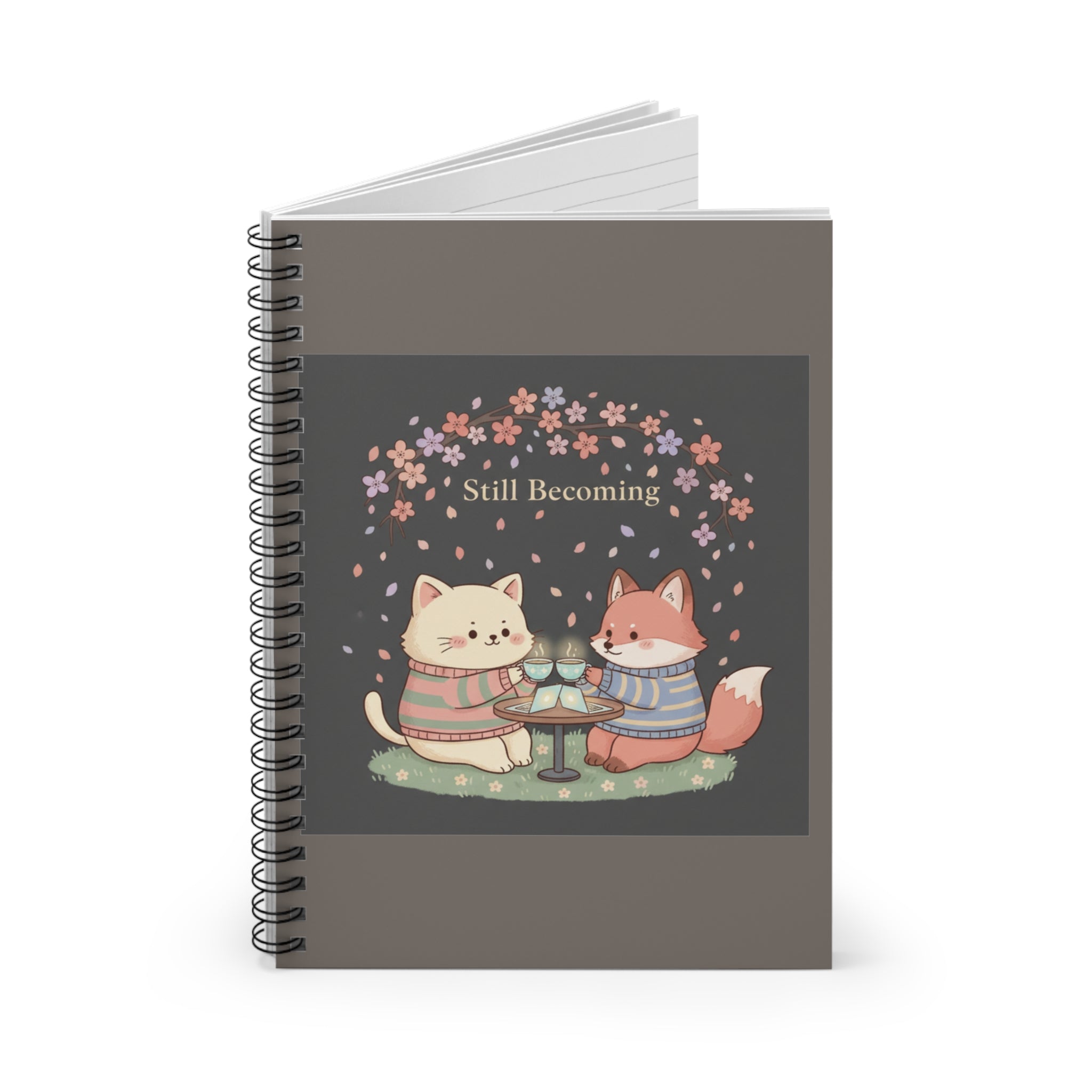 Cat Spiral Notebook – Still Becoming