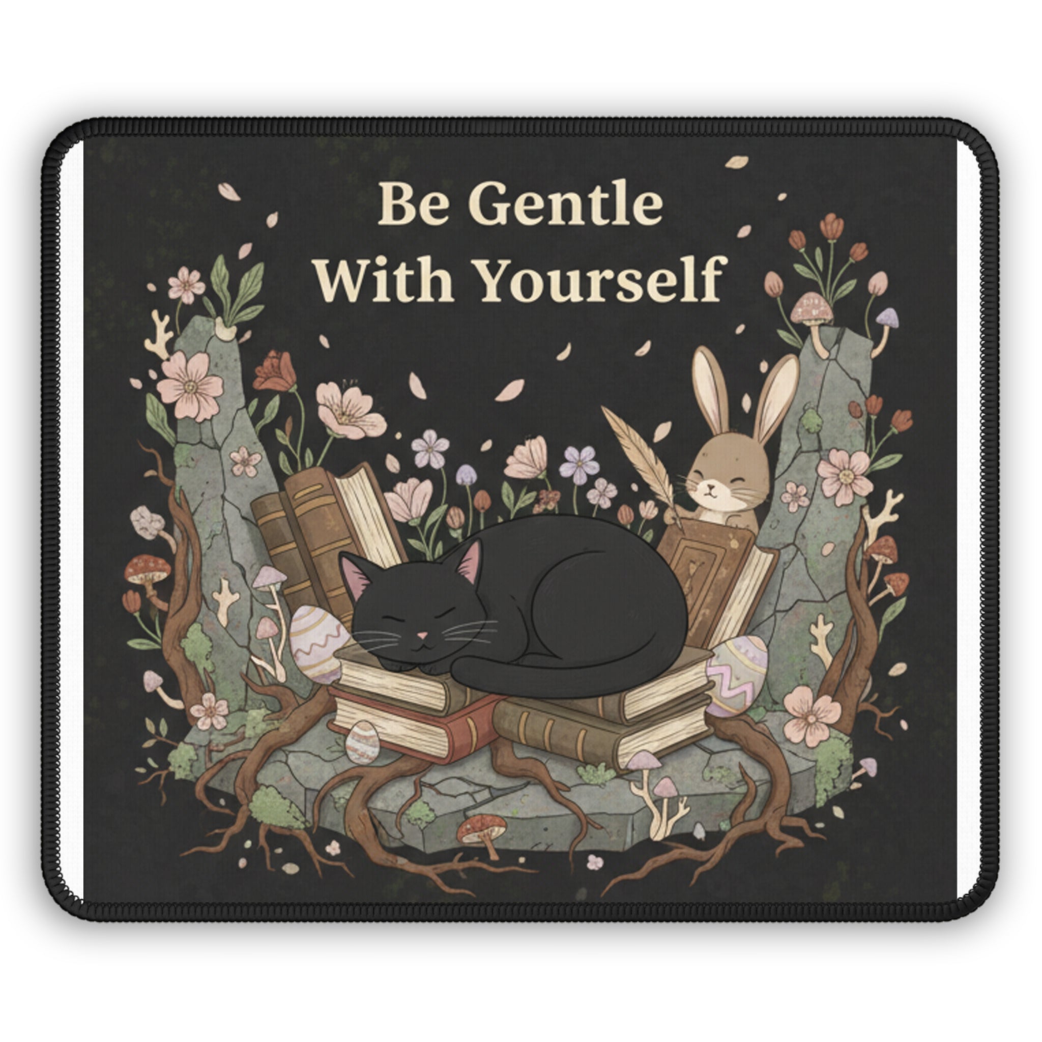 Bunny Mouse Pad – Be Gentle With Yourself