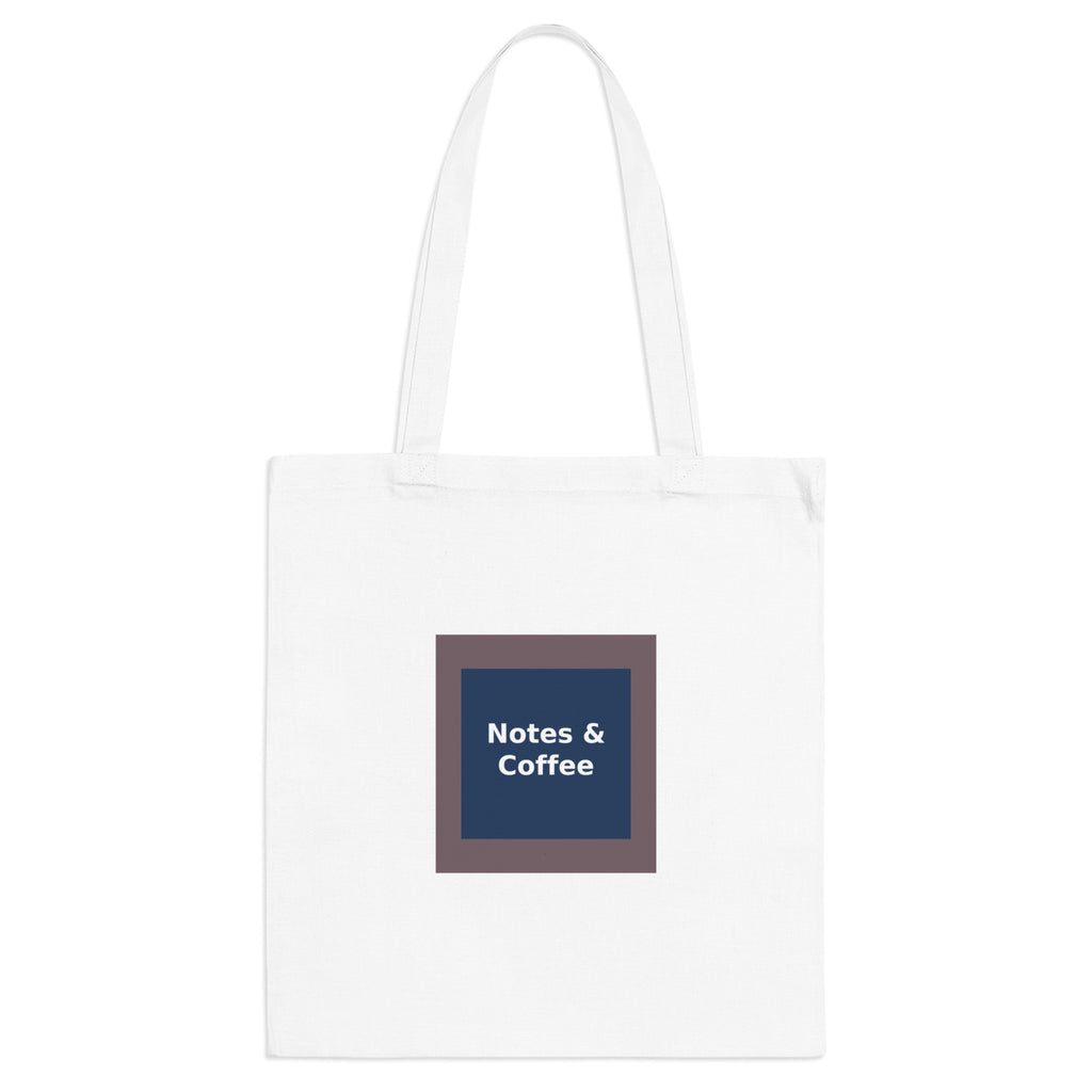 Notes & Coffee - KayKay Canvas Tote Bag