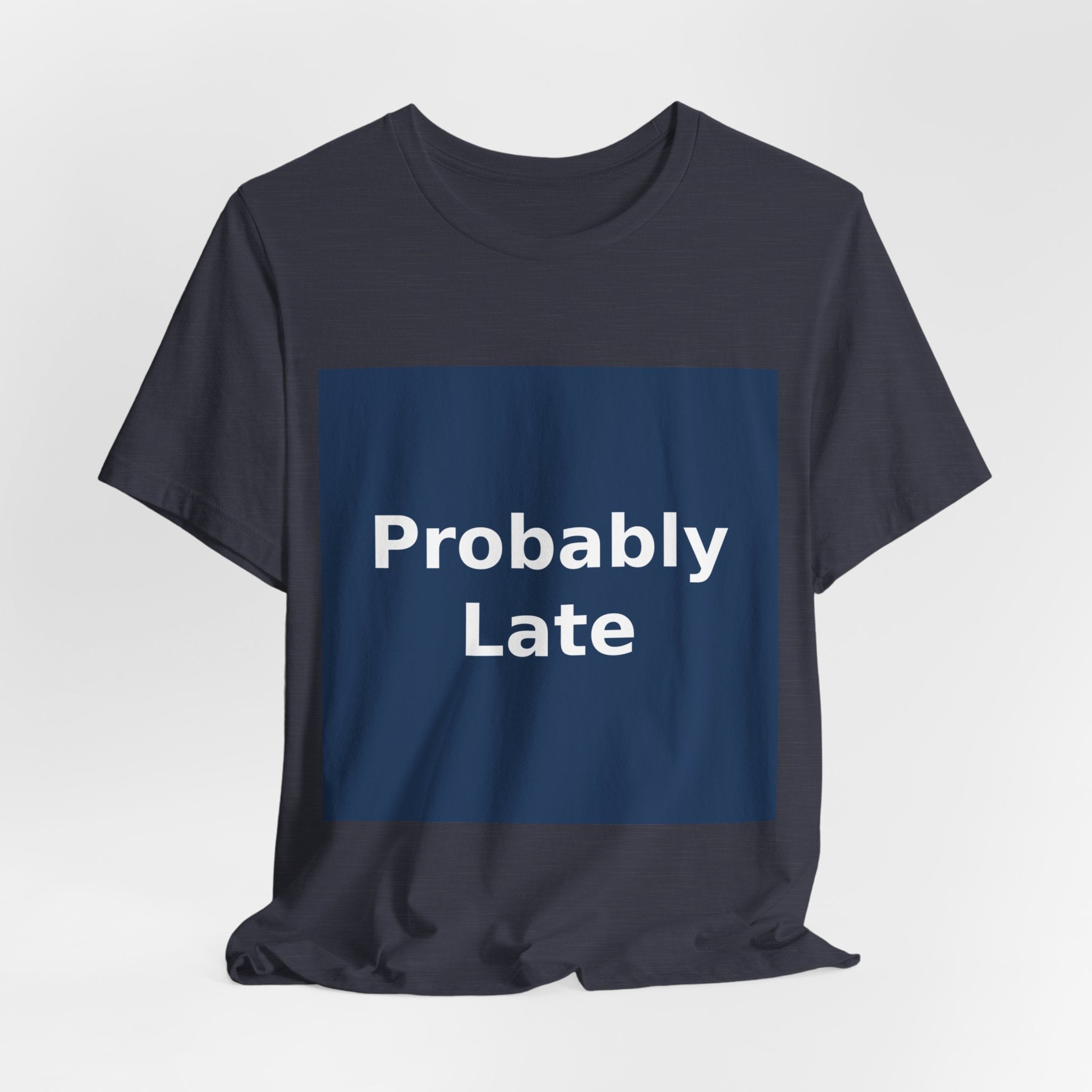 "Probably Late" Black Cat Women Tee | College Girl Gift | Fashion | KayKay Classics