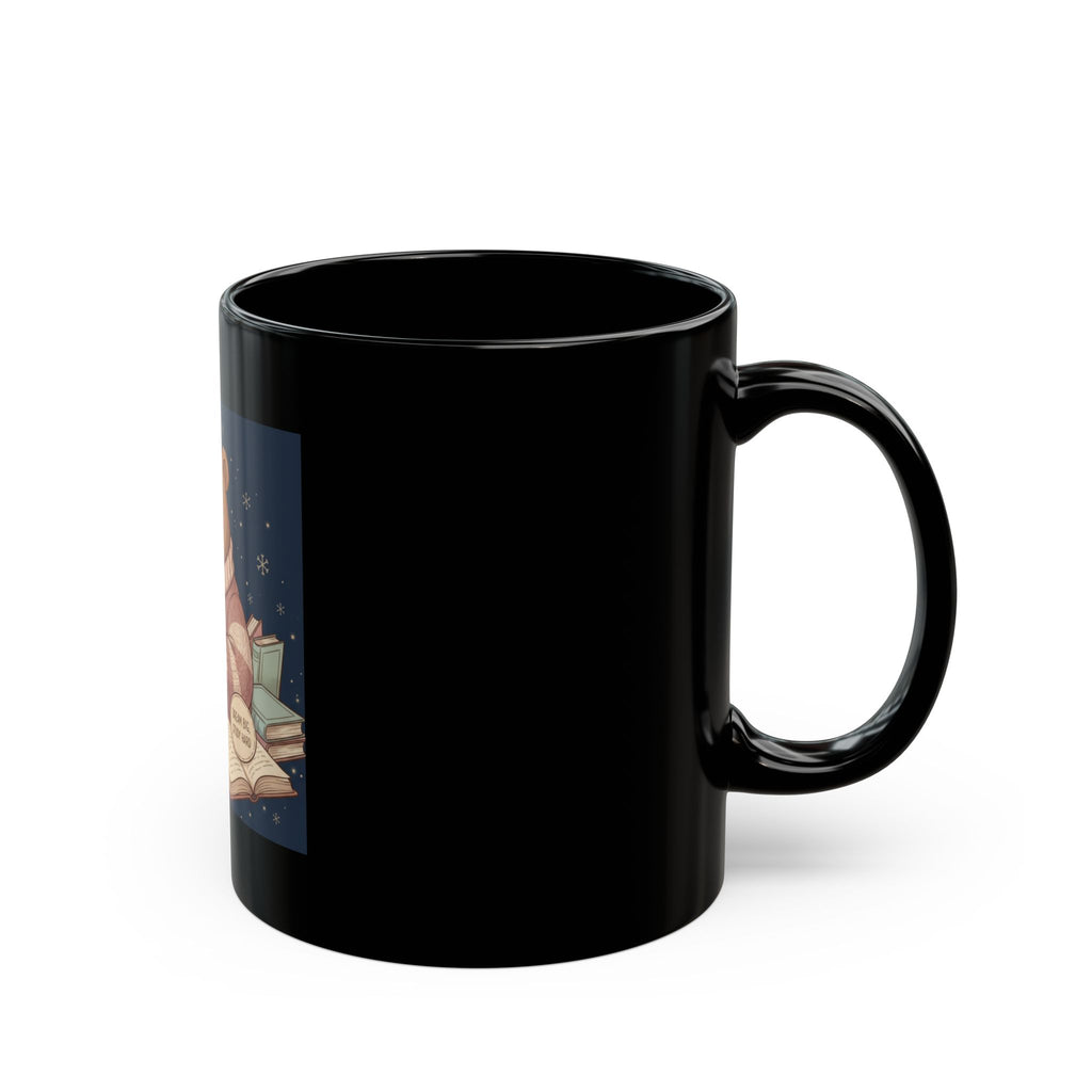 Bear Black Mug 11oz – Dream Big Study Hard
