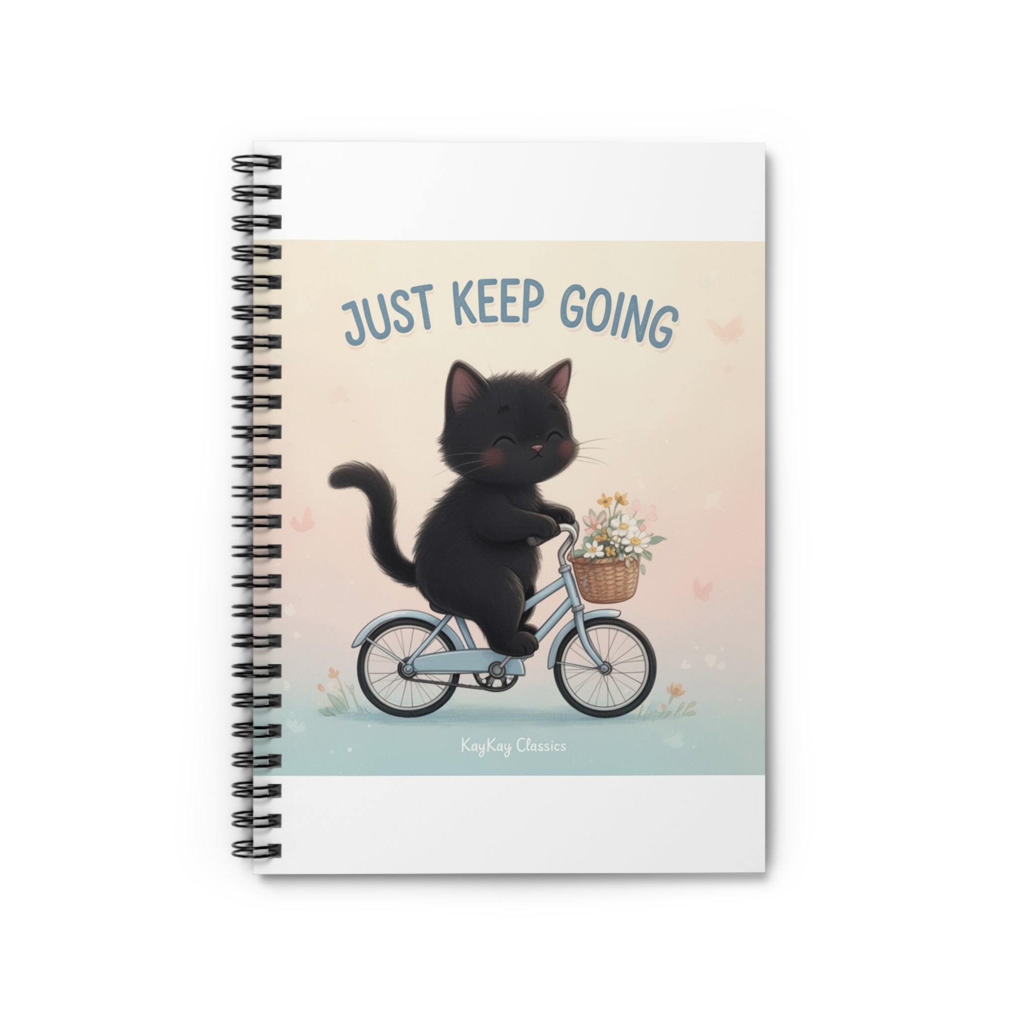 JUST KEEP GOING Spiral Notebook