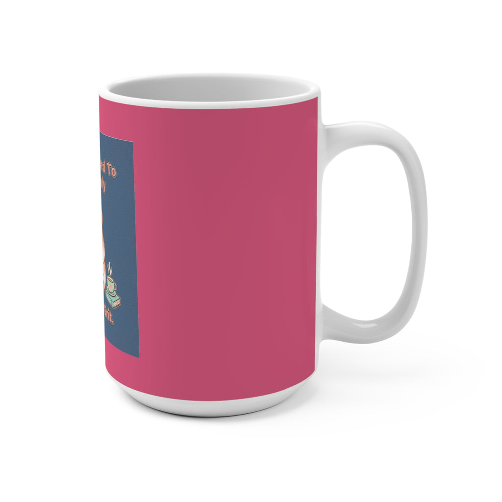 Hamster With Laptop Mug 15oz – You Are Allowed to Grow Slowly Grace and
