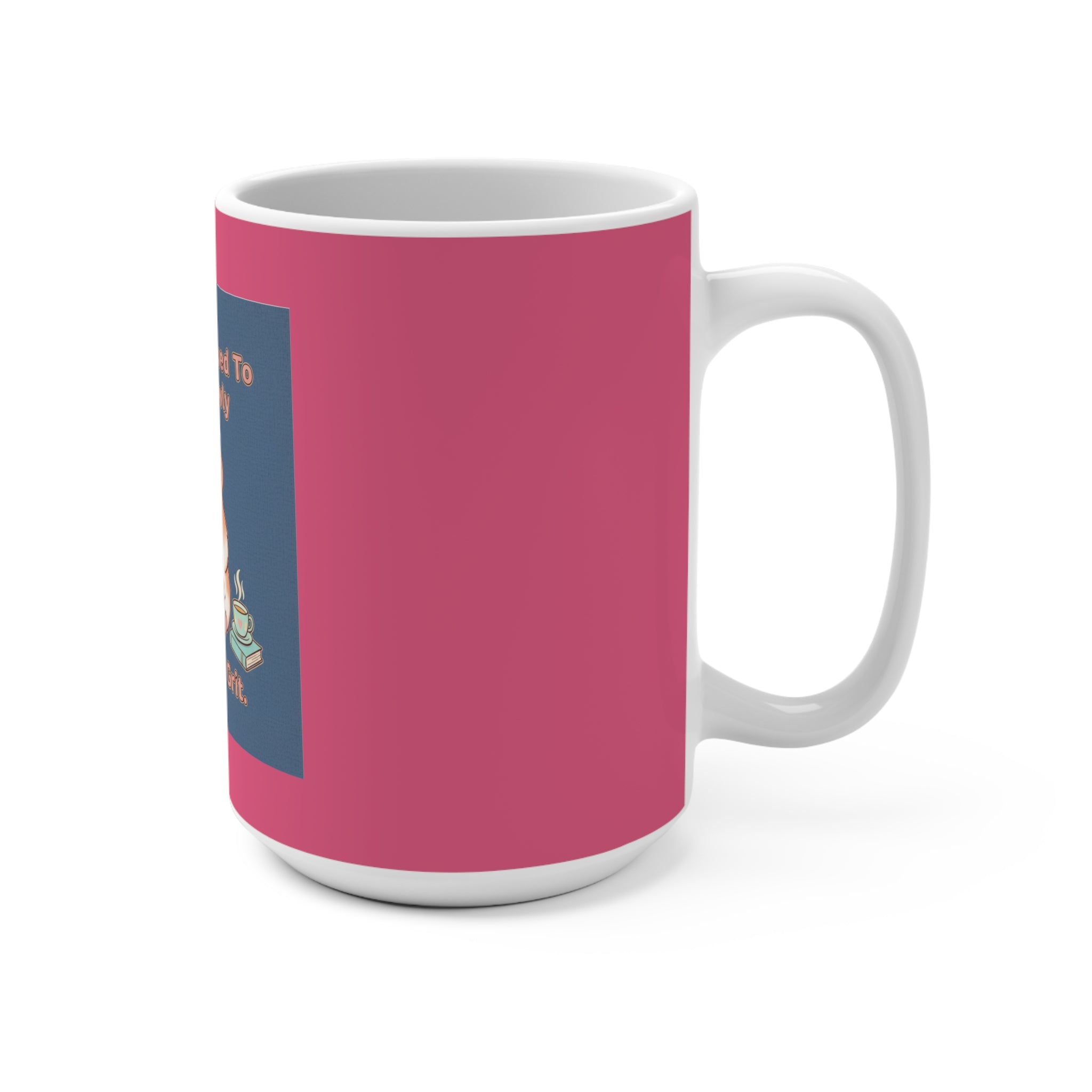 Hamster With Laptop Mug 15oz – You Are Allowed to Grow Slowly Grace and