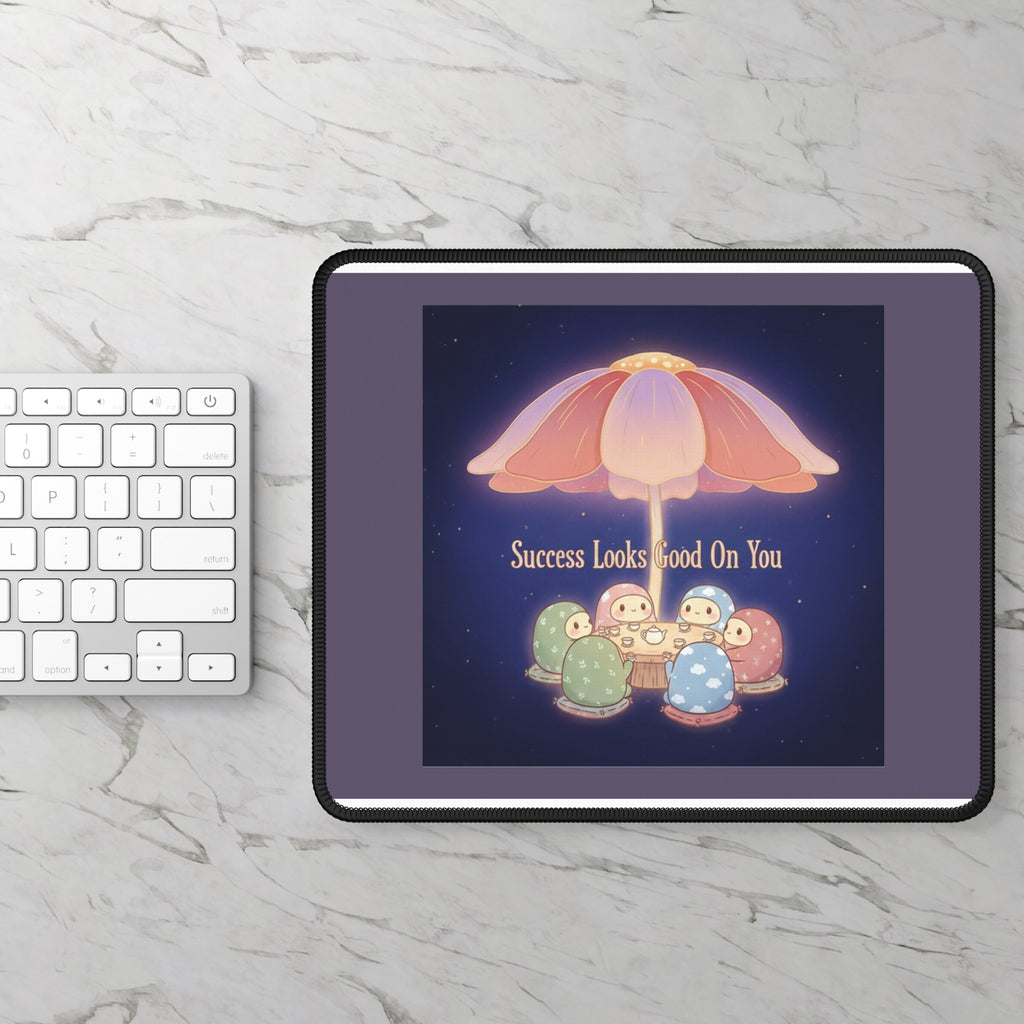 Tiny Chibi Creatures Mouse Pad – Success Looks Good on You
