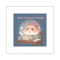 Hamster Die-Cut Sticker – Main Character Energy
