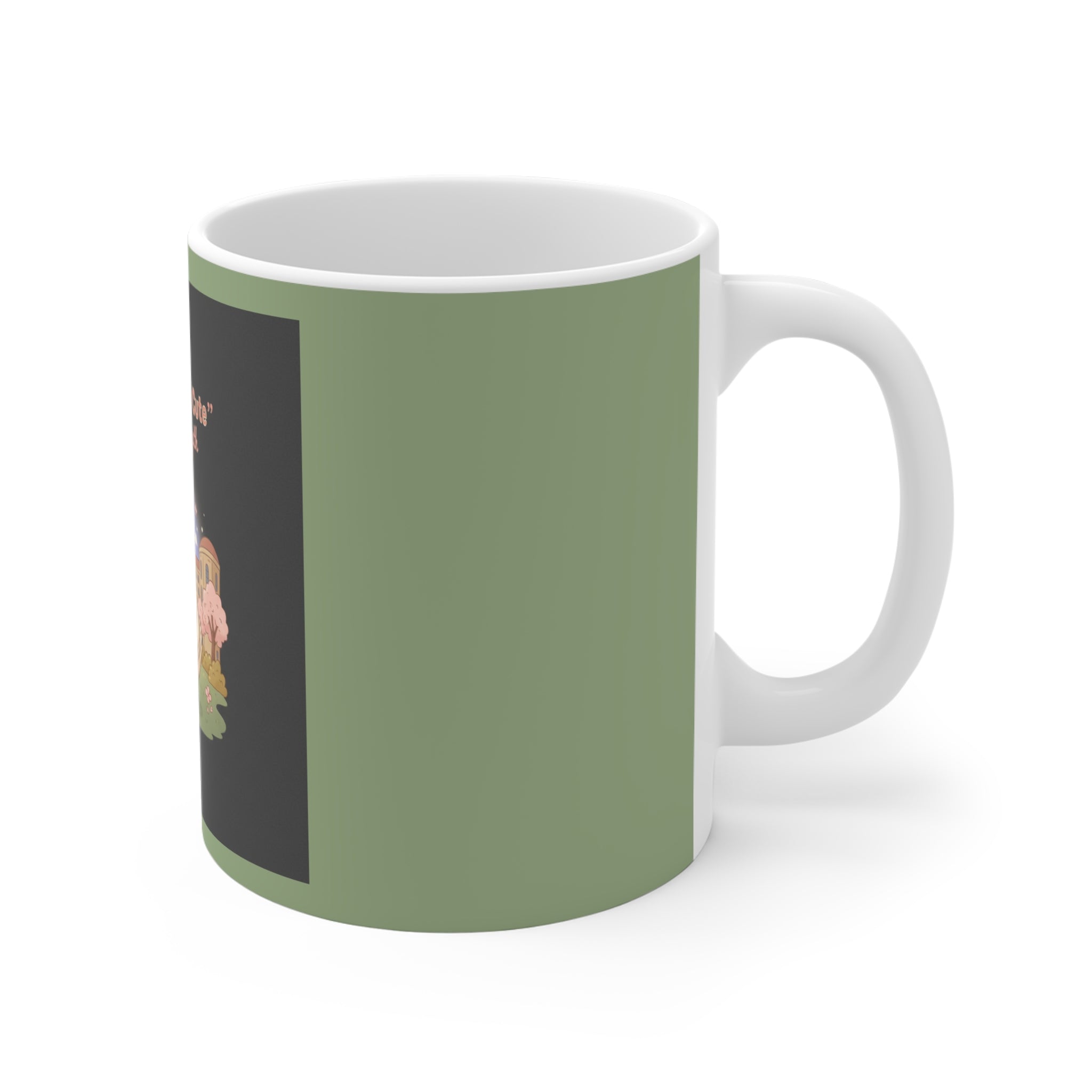 Duck In A Cardigan Mug 11oz – Educated and Cute Gentle Strength