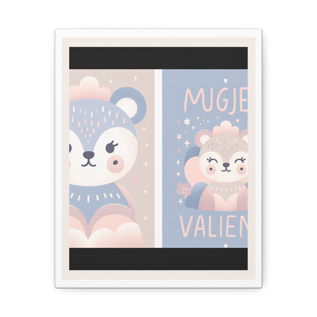 "Mujer valiente" Black Cat Canvas | College Girl Gift | Fashion | KayKay Classics
