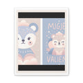 "Mujer valiente" Black Cat Canvas | College Girl Gift | Fashion | KayKay Classics