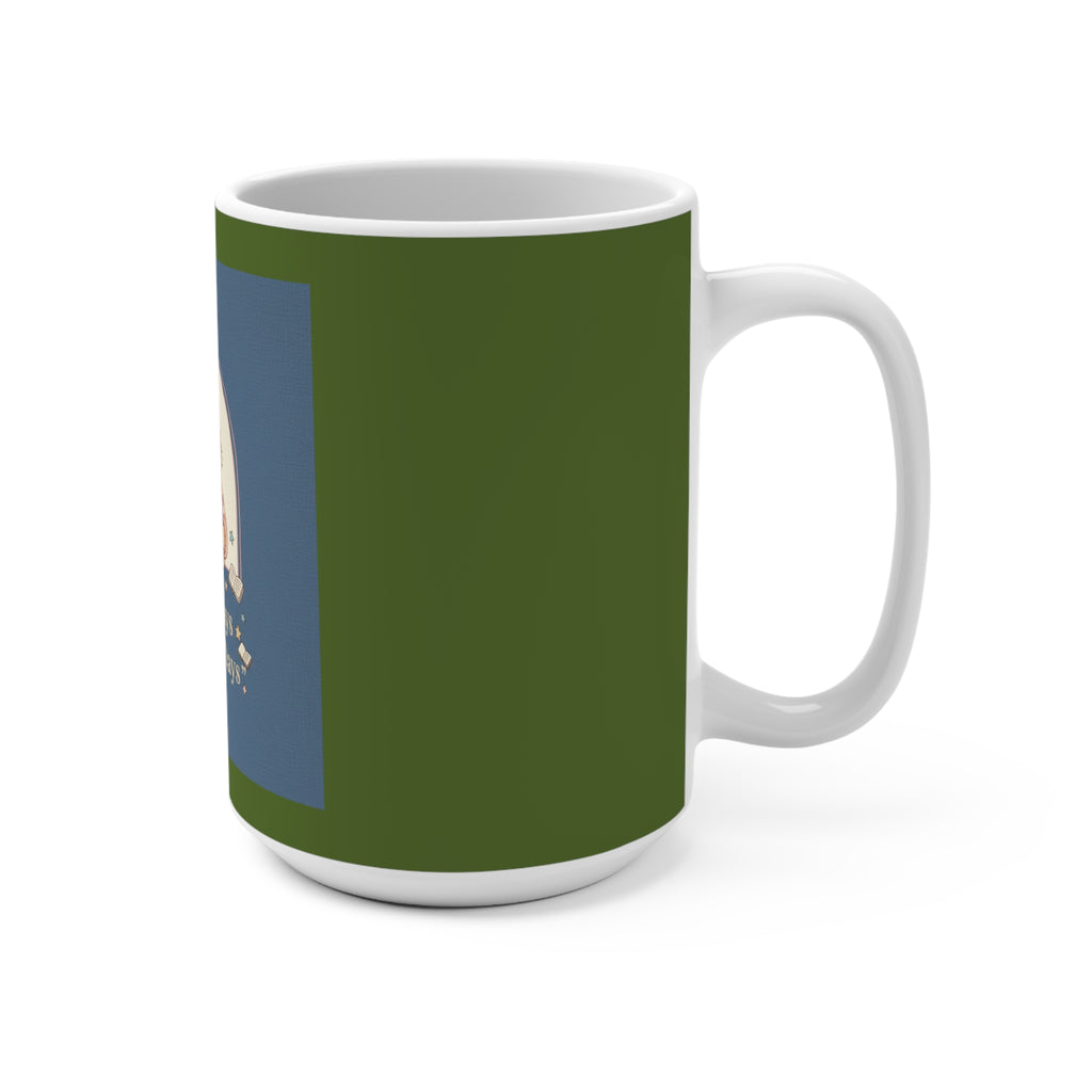 Cat Mug 15oz – Library Days Are the Best Days
