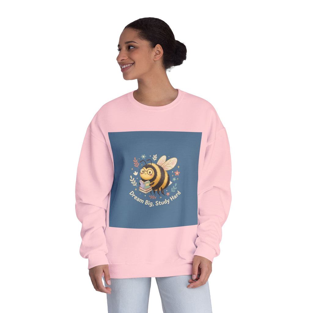 Bee Crewneck Sweatshirt – Dream Big Study Hard