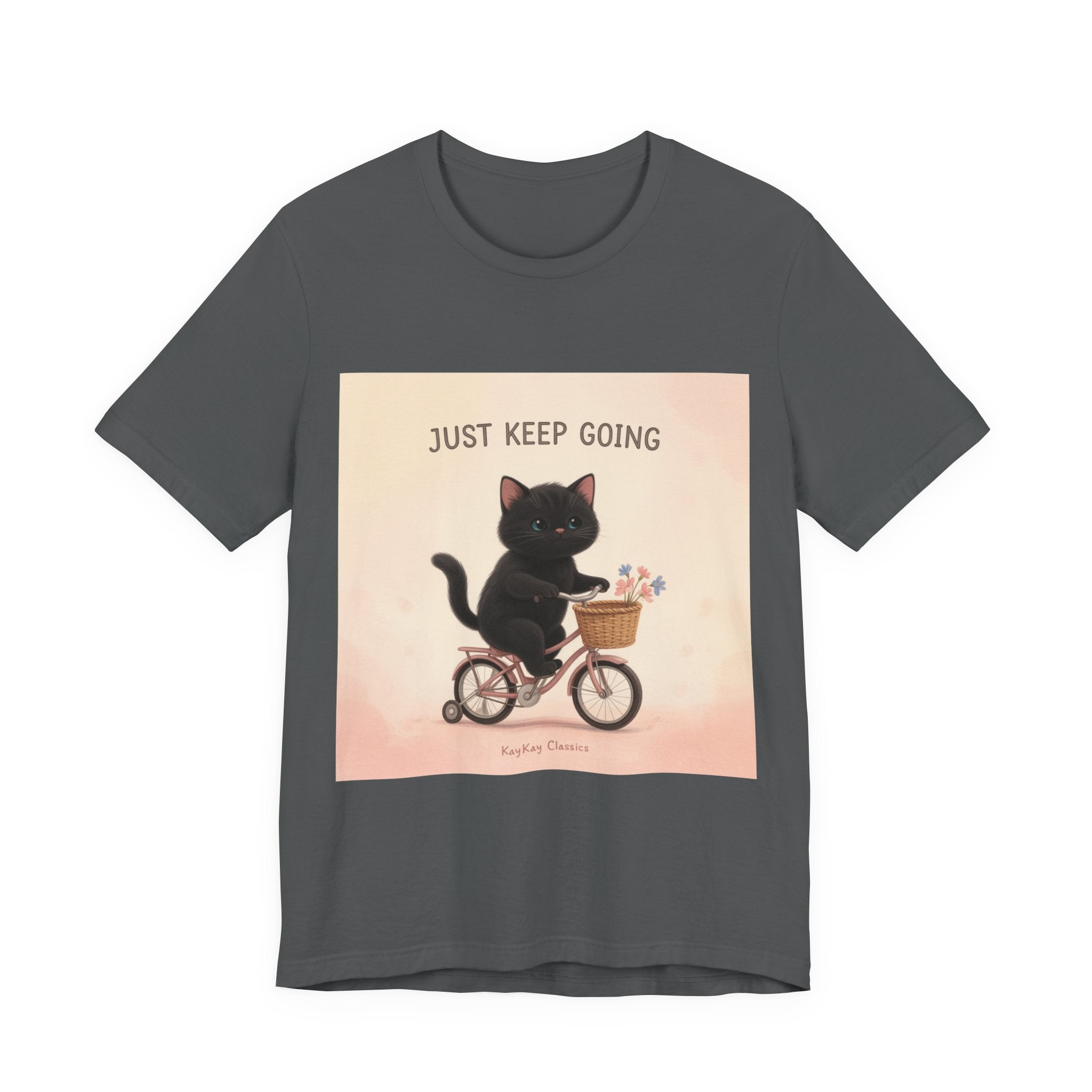 "Life Behind Bars" Black Cat Women Tee | College Girl Gift | Fashion | KayKay Classics