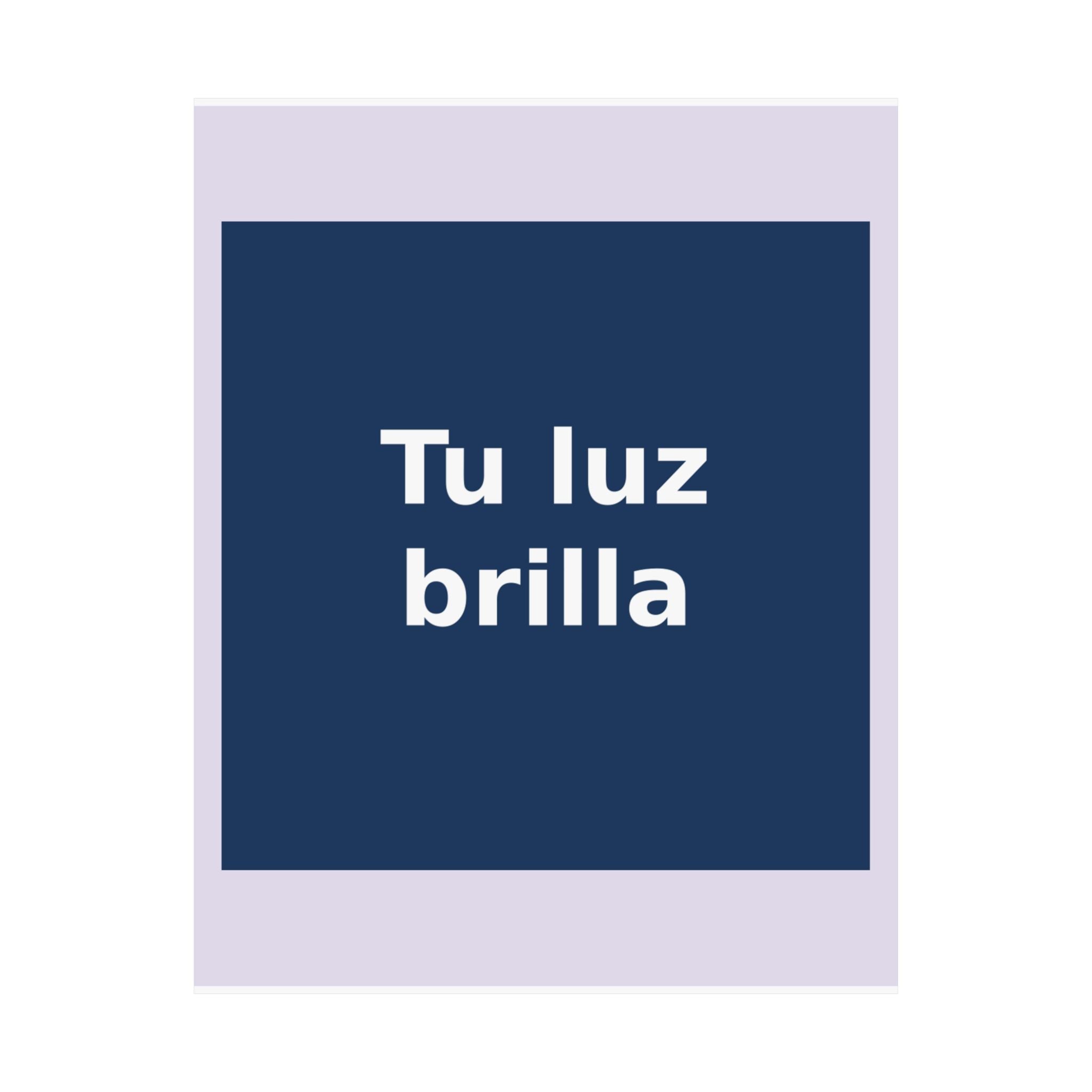 "Tu luz brilla" Black Cat Poster | Trendy Gift for Her | Lifestyle | KayKay Classics