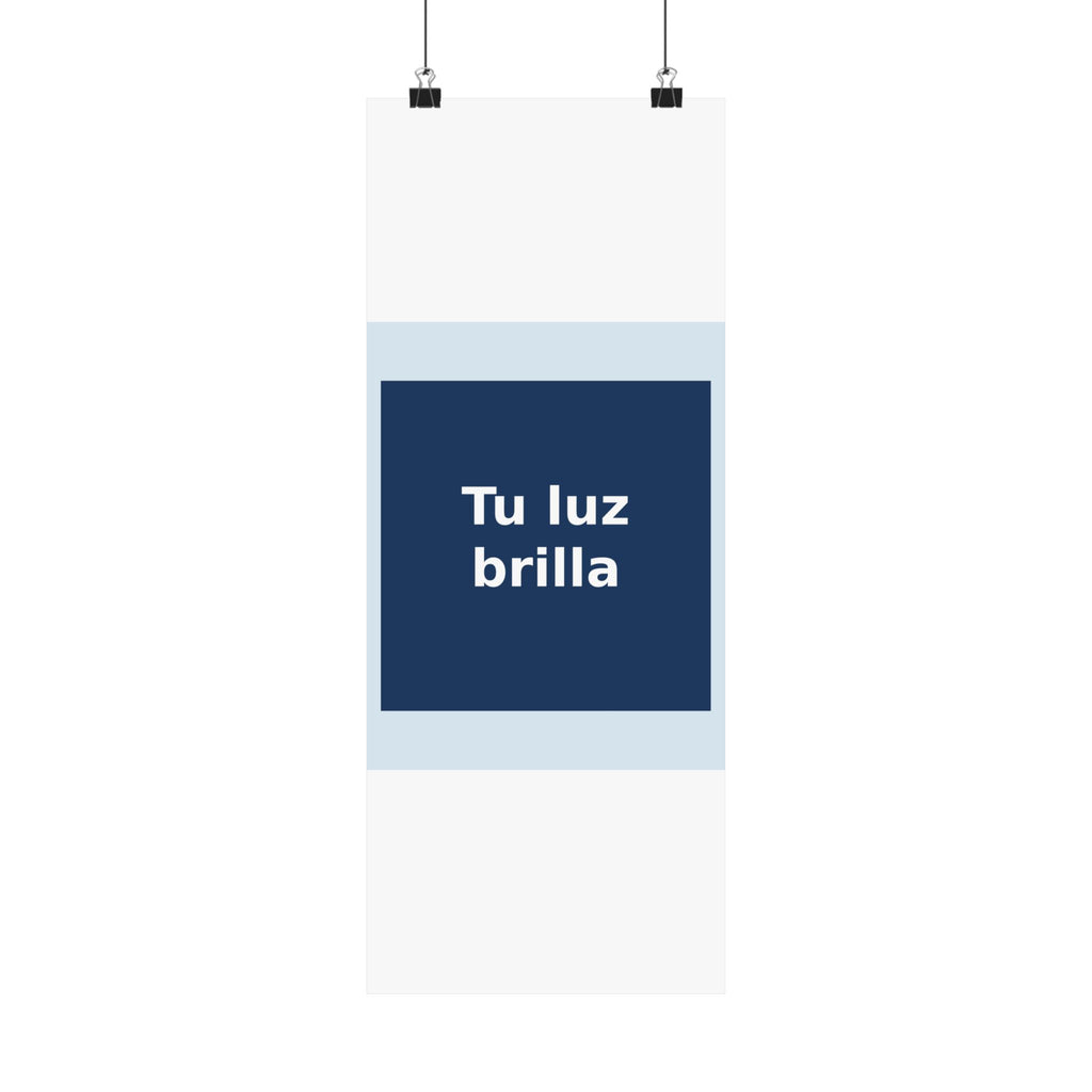 "Tu luz brilla" Black Cat Poster | Trendy Gift for Her | Lifestyle | KayKay Classics