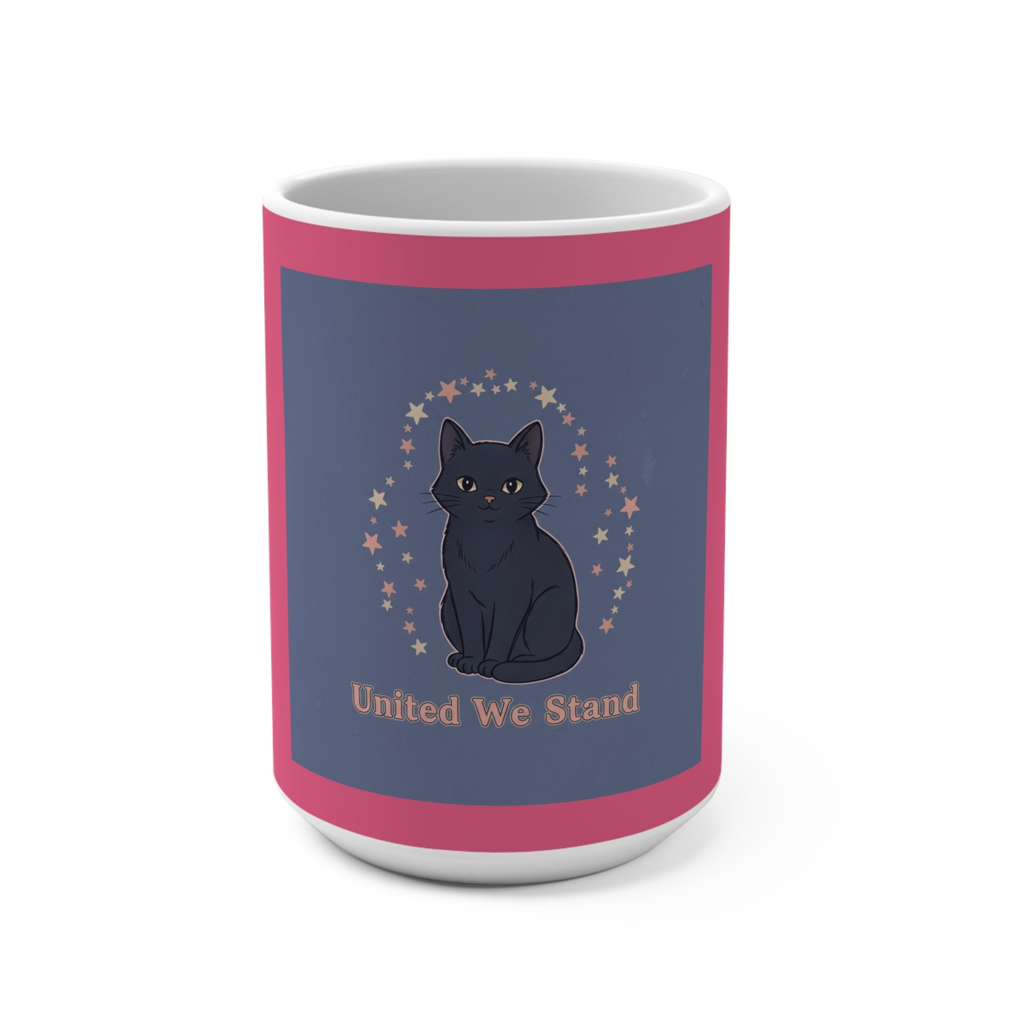 Black Cat Mug 15oz – United We Stand